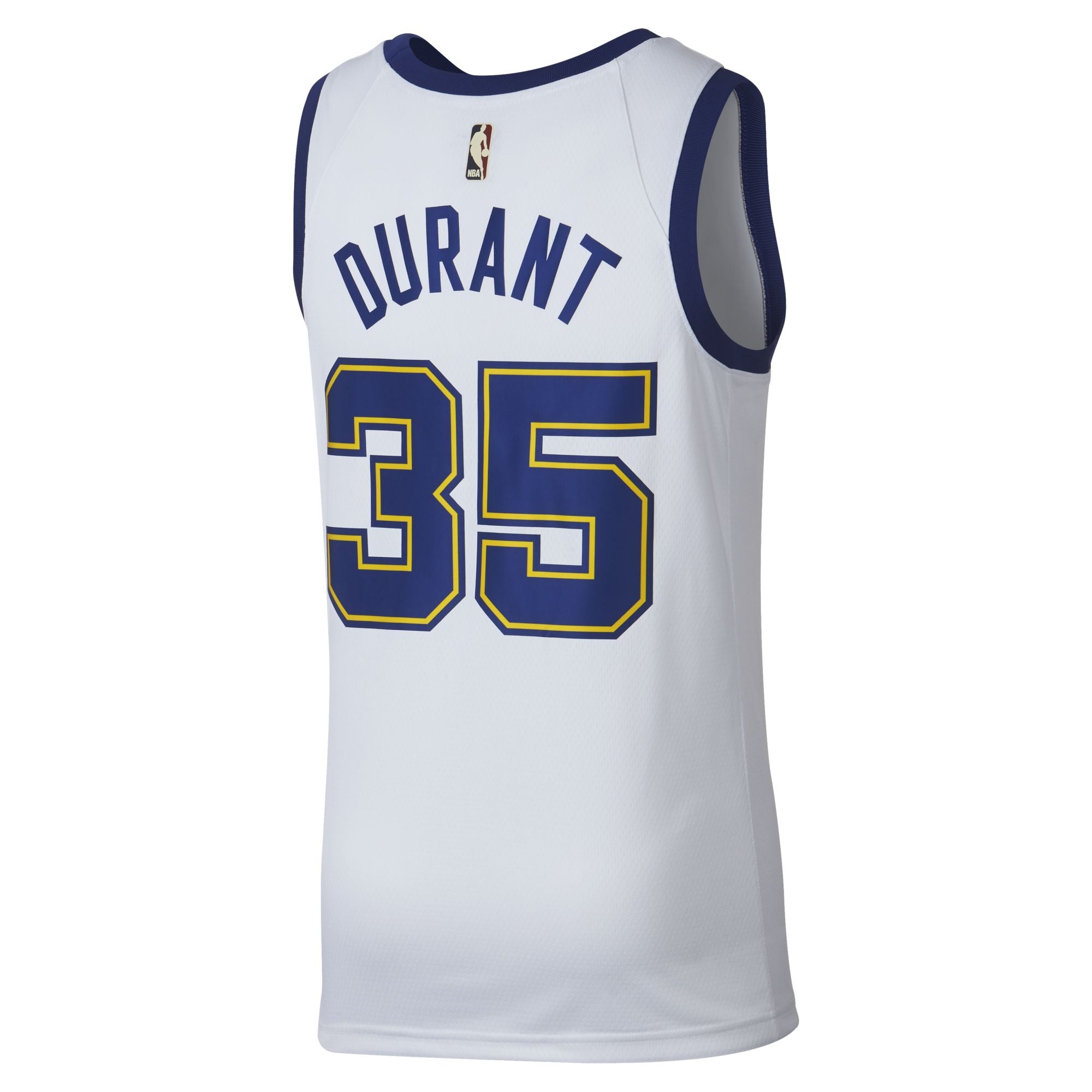 [904152-101] Mens Nike NBA GS Warriors "White HWC" Swingman Jersey - Durant