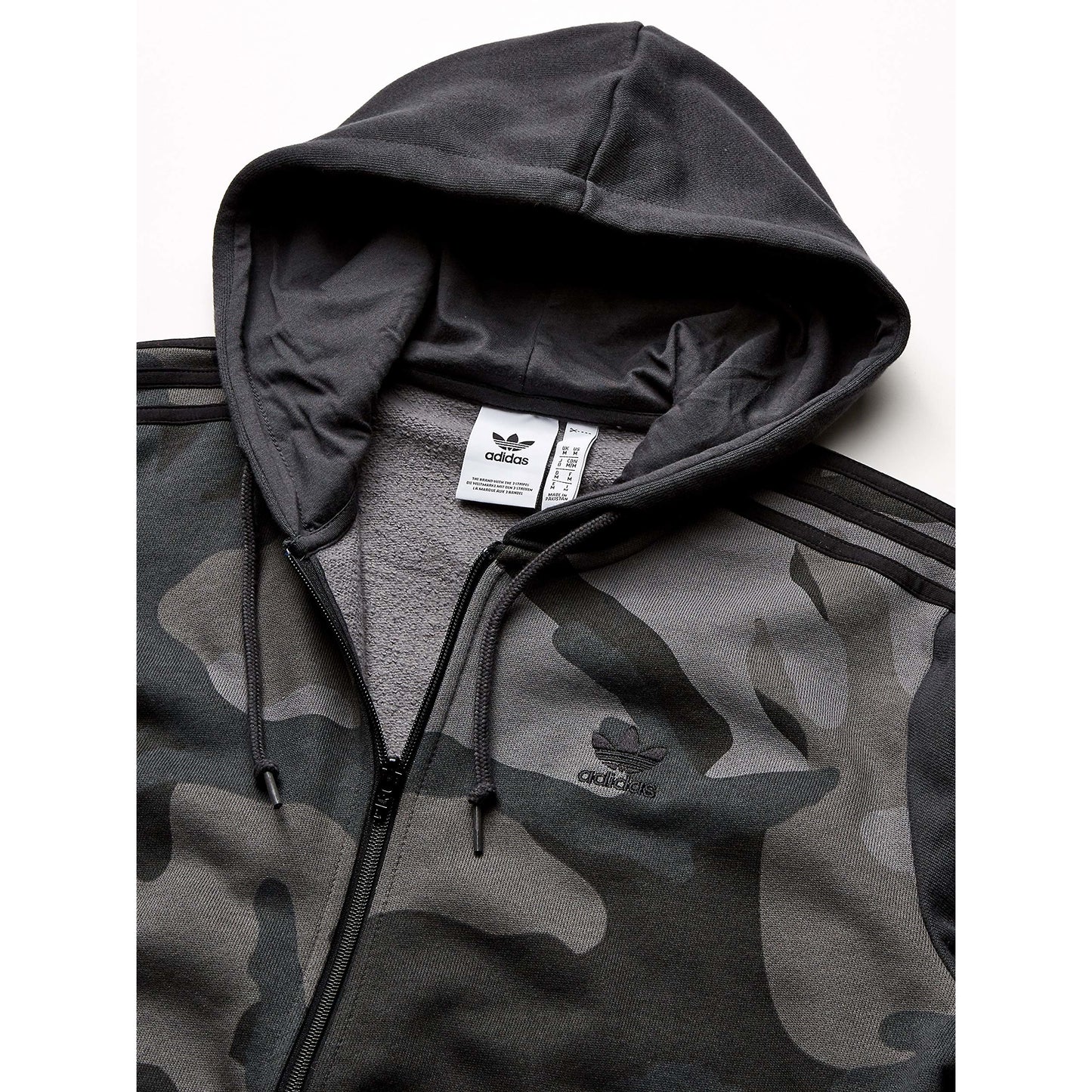 [ED7073] Mens Adidas Camouflage Fullzip Hoodie