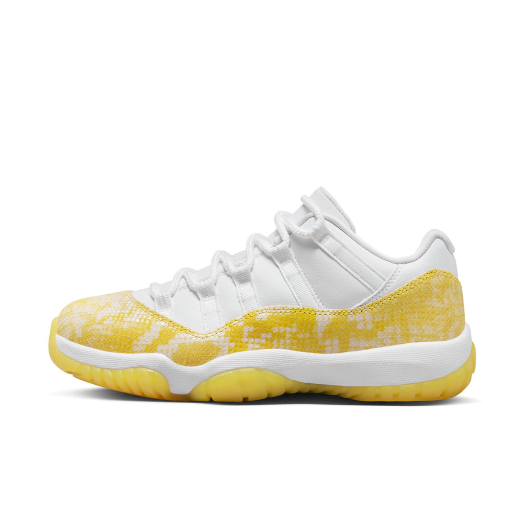 [AH7860-107] Womens Air Jordan RETRO 11 LOW 'YELLOW SNAKESKIN'