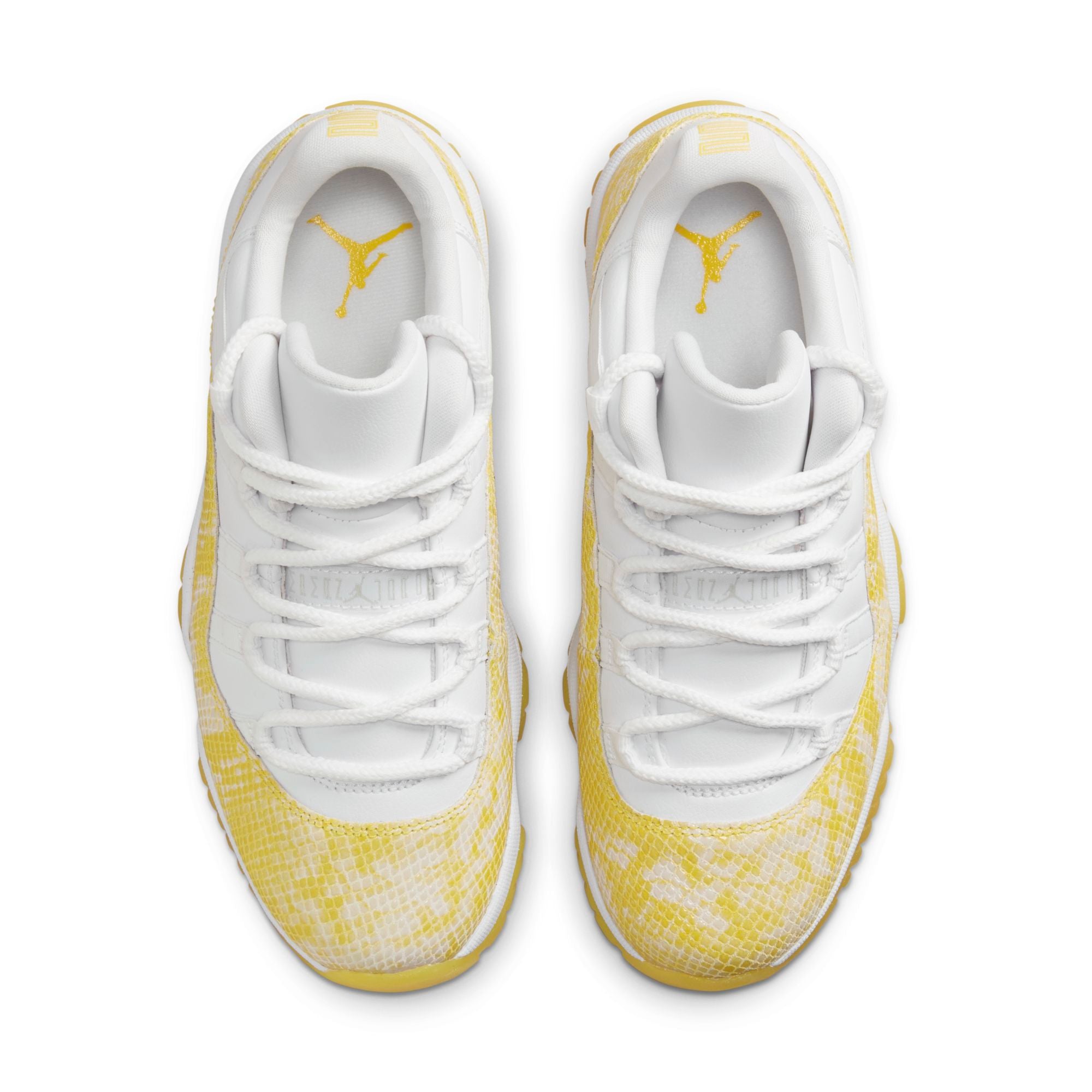 [AH7860-107] Womens Air Jordan RETRO 11 LOW 'YELLOW SNAKESKIN'