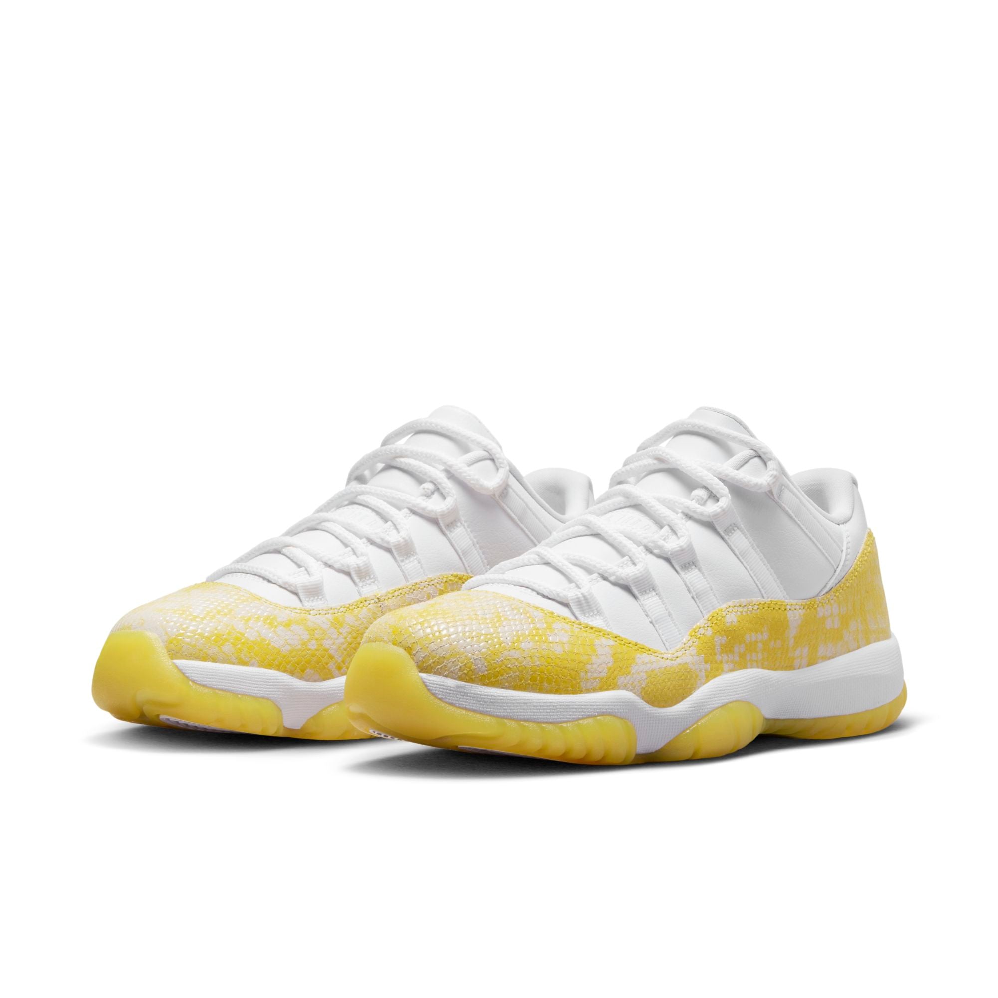 [AH7860-107] Womens Air Jordan RETRO 11 LOW 'YELLOW SNAKESKIN'