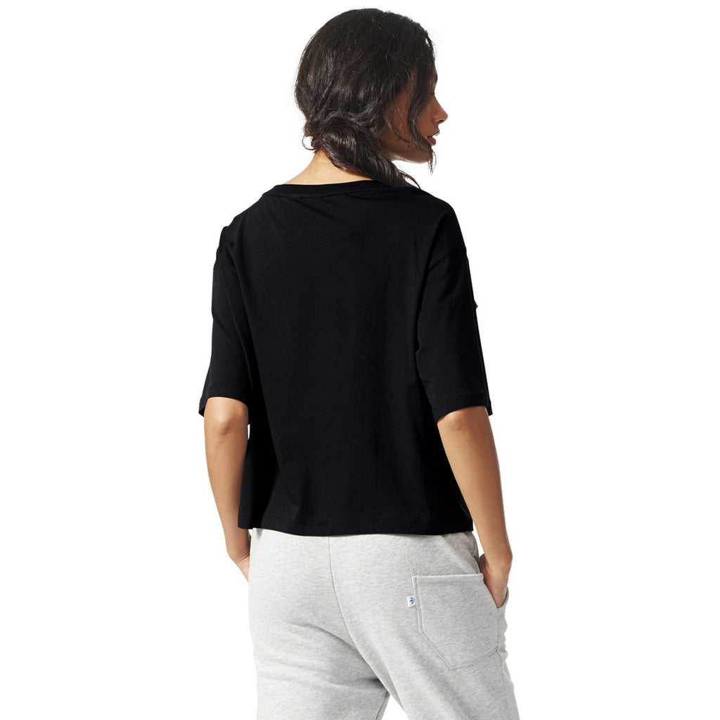 [AJ8944] Womens Adidas Originals Ramera Flag Cropped Tee