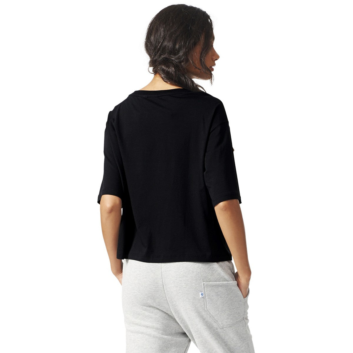 [AJ8944] Womens Adidas Originals Ramera Flag Cropped Tee