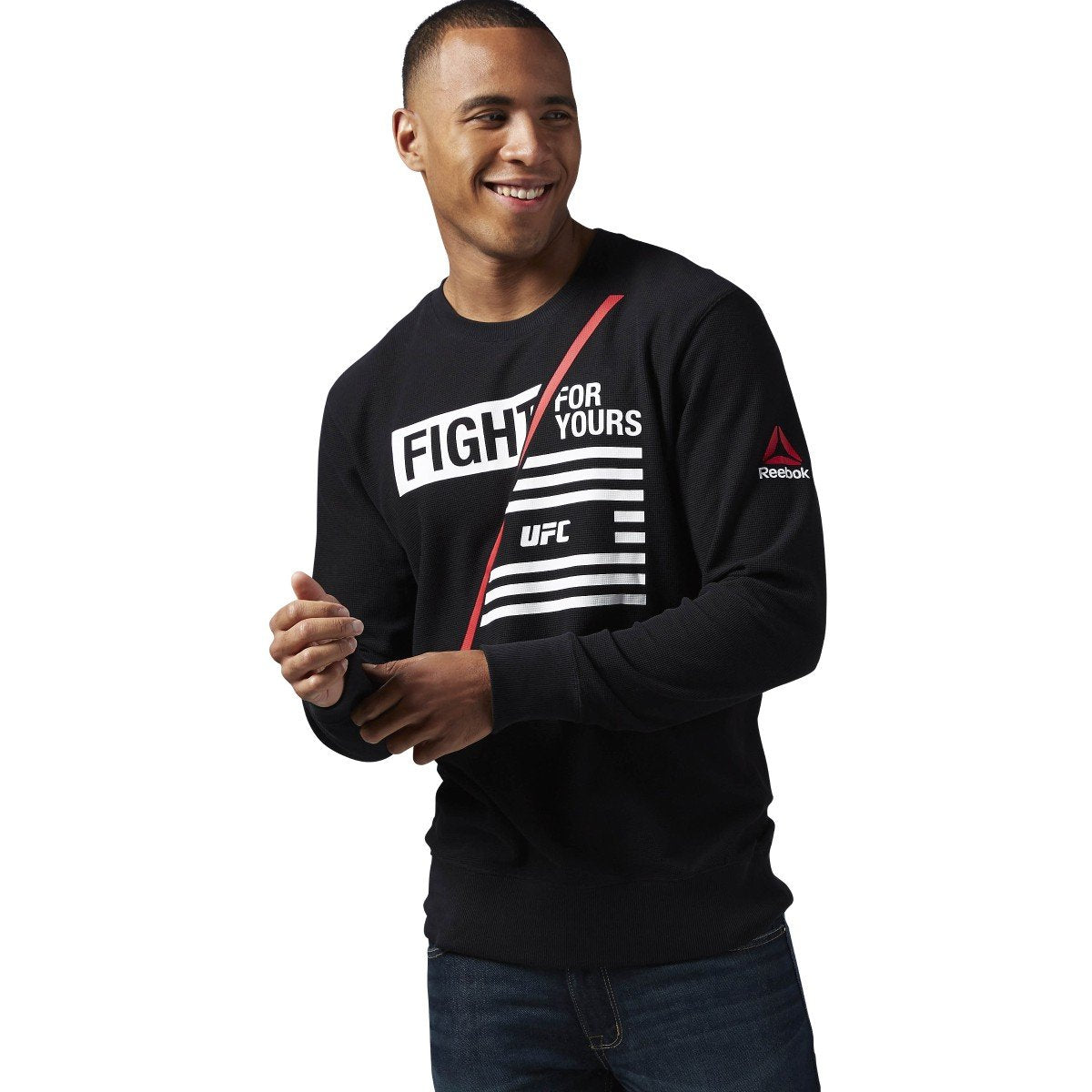 [AJ9016] Mens Reebok UFC FAN Long Sleeve Thermal