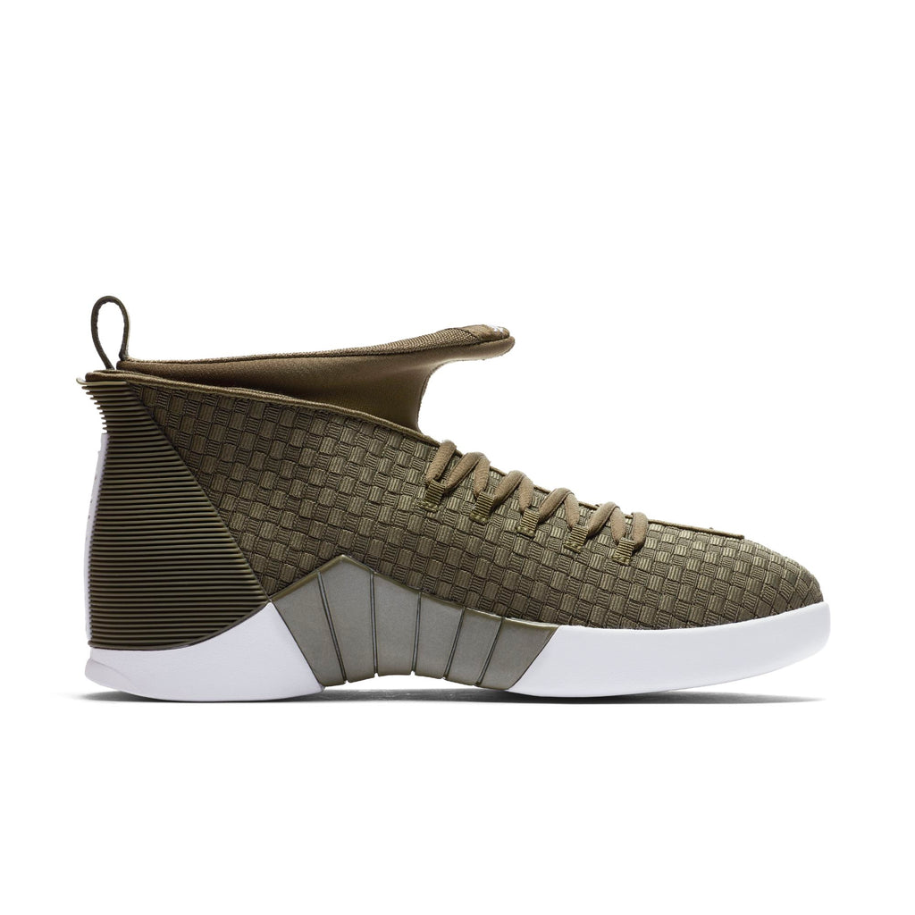 [AO2568-200] Mens Air Jordan Retro 15 PSNY Woven Olive