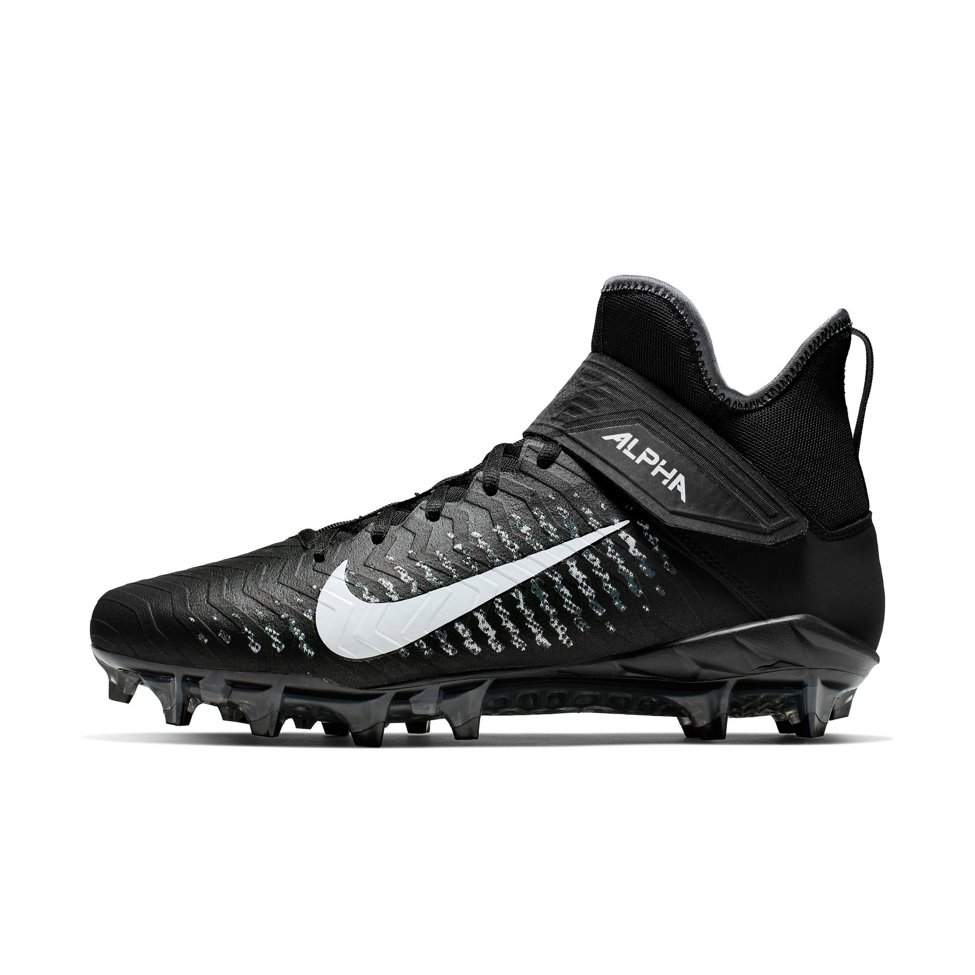 [AQ3209-002] Mens Nike ALPHA MENACE PRO 2 MID 'BLACK WHITE'