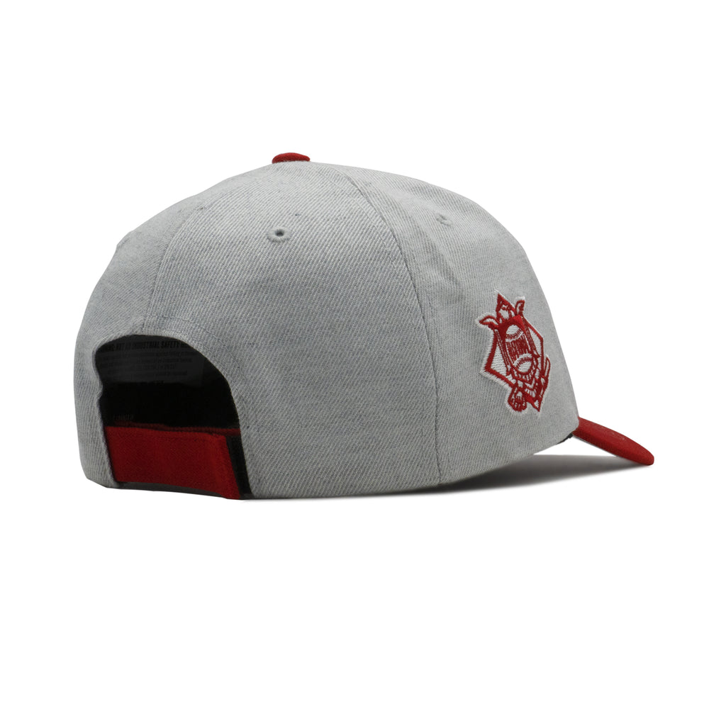 Mens 47 Brand Atlanta Braves MVP Strapback - Red/Grey