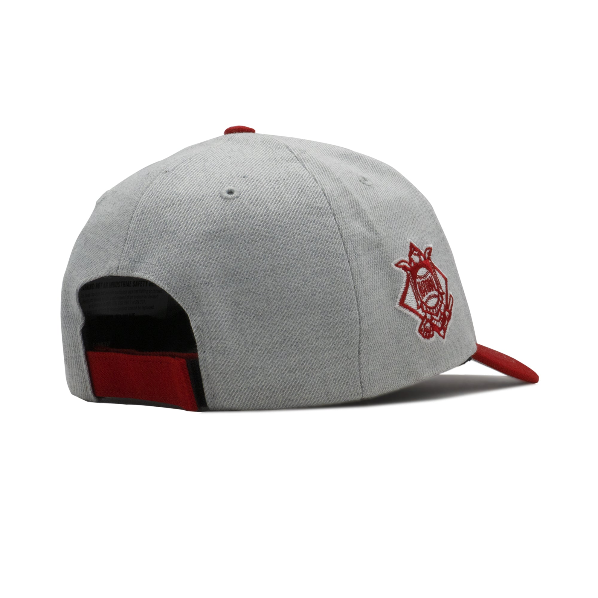 Mens 47 Brand Atlanta Braves MVP Strapback - Red/Grey