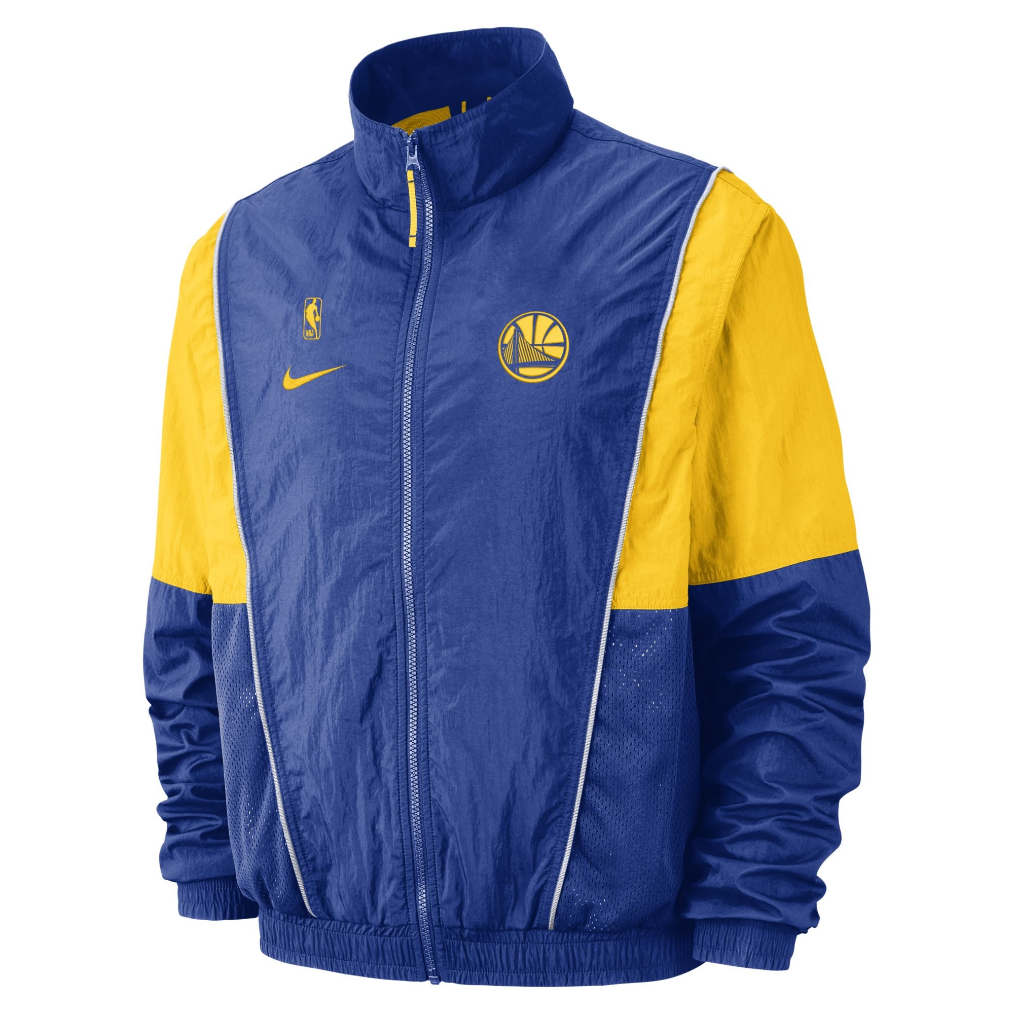 [AV6706-495] Mens Nike NBA Golden State Warriors Courtside Jacket