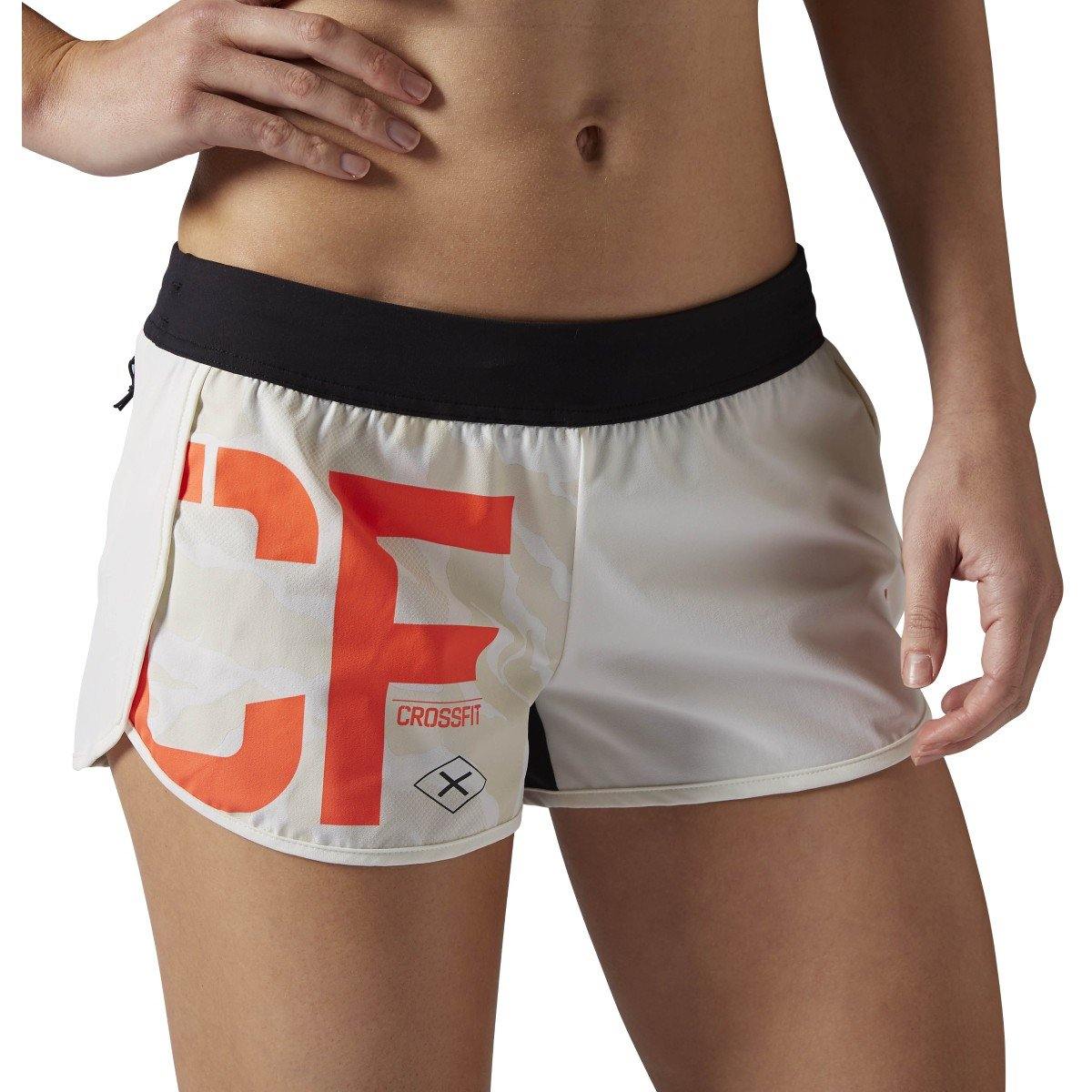 [AX9531] Womens Reebok RCF Crossfit Knit Woven Graphic Shorts - sneakAR