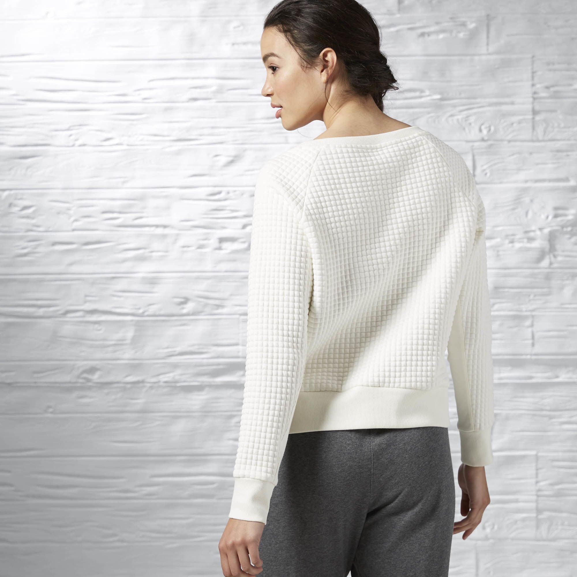 [AY2034] Womens Winter Pack Quilted Crewneck