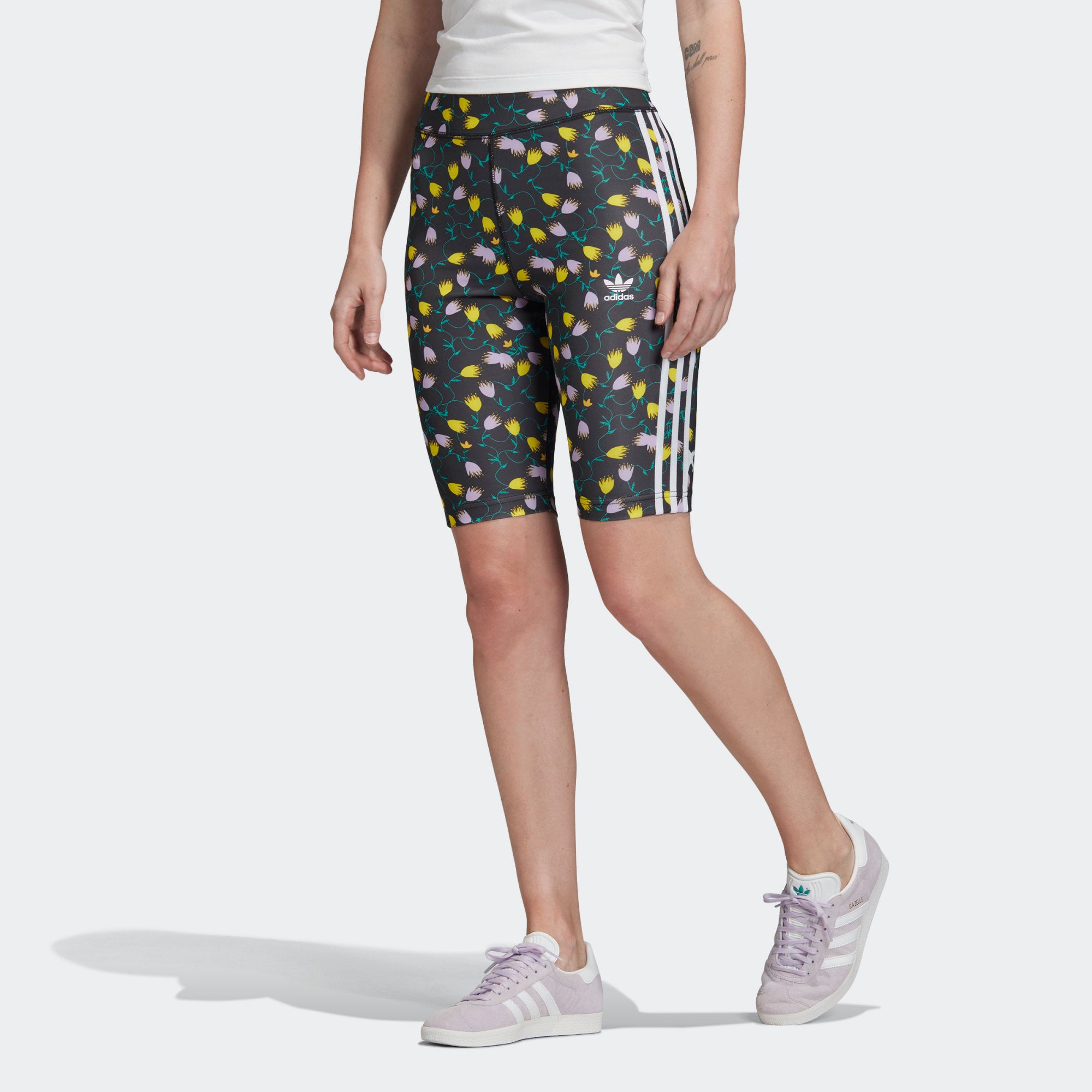 [FL4099] Womens Adidas Allover Print Cycling Tights