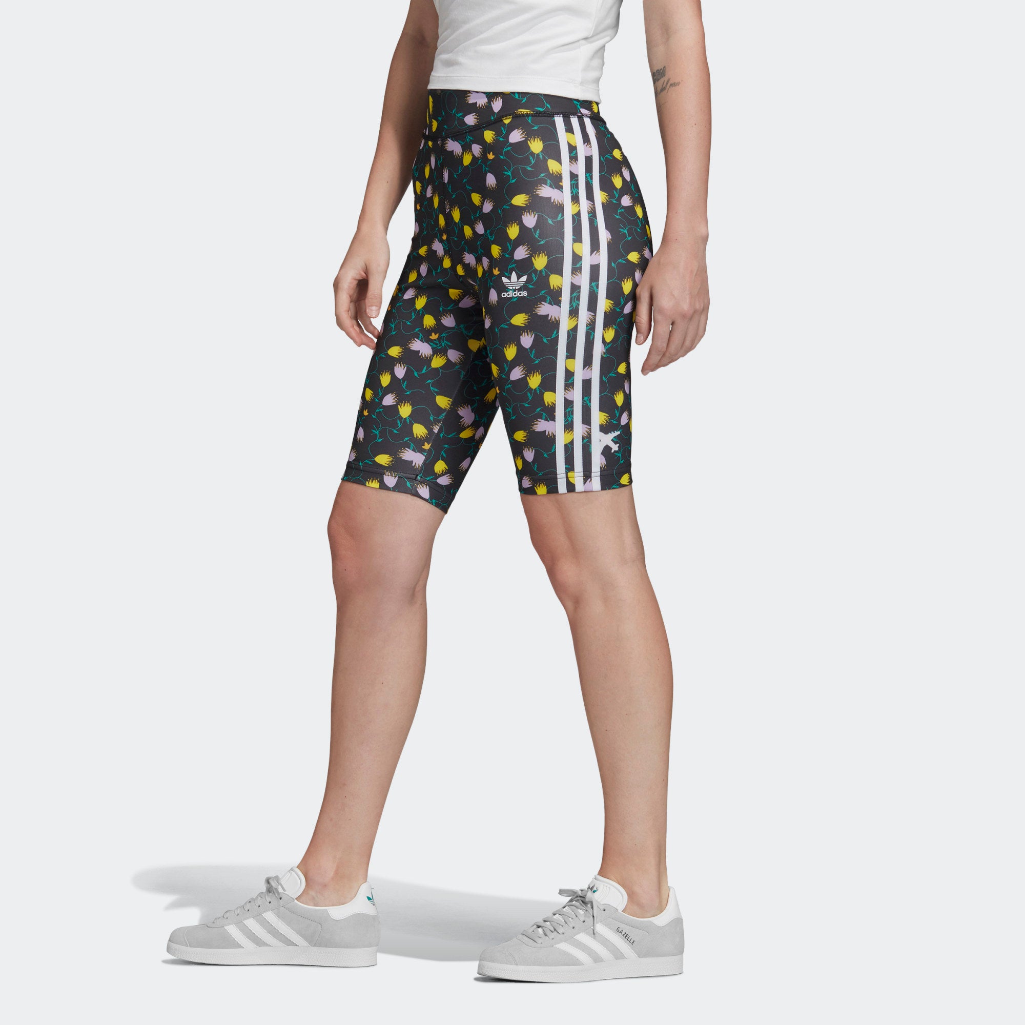 [FL4099] Womens Adidas Allover Print Cycling Tights