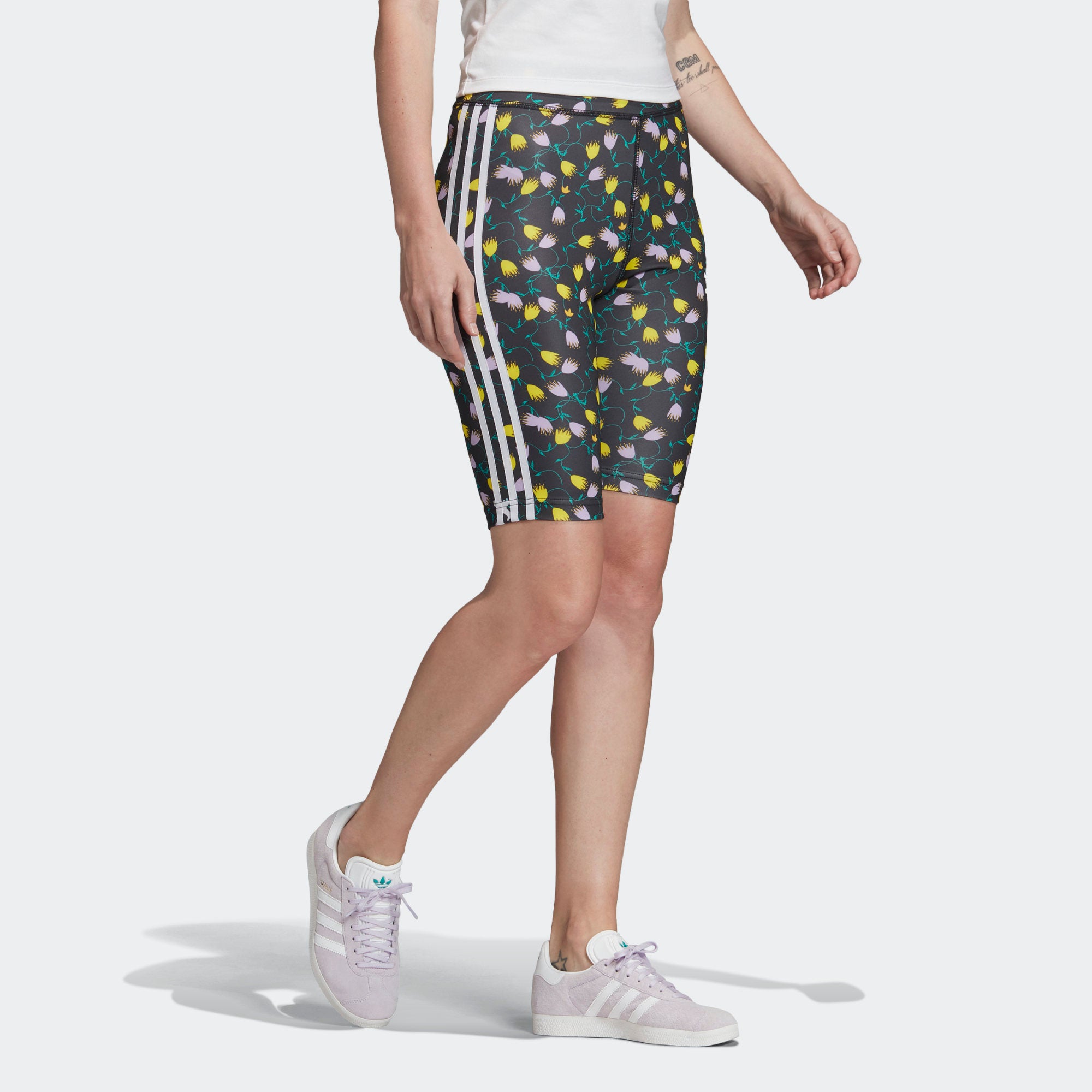 [FL4099] Womens Adidas Allover Print Cycling Tights