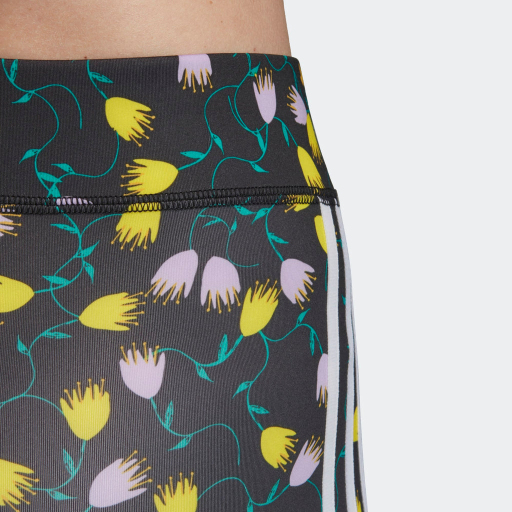 [FL4099] Womens Adidas Allover Print Cycling Tights