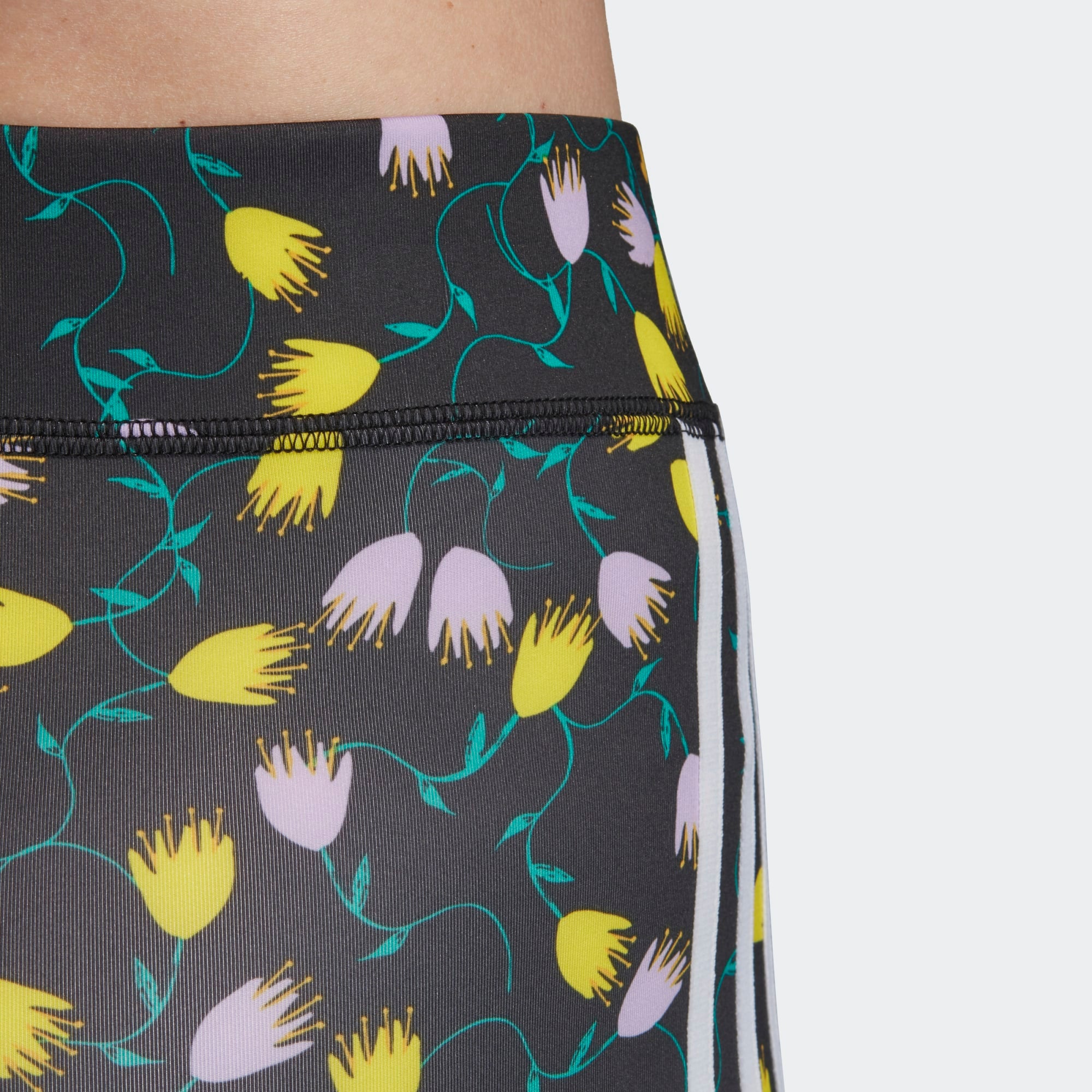 [FL4099] Womens Adidas Allover Print Cycling Tights