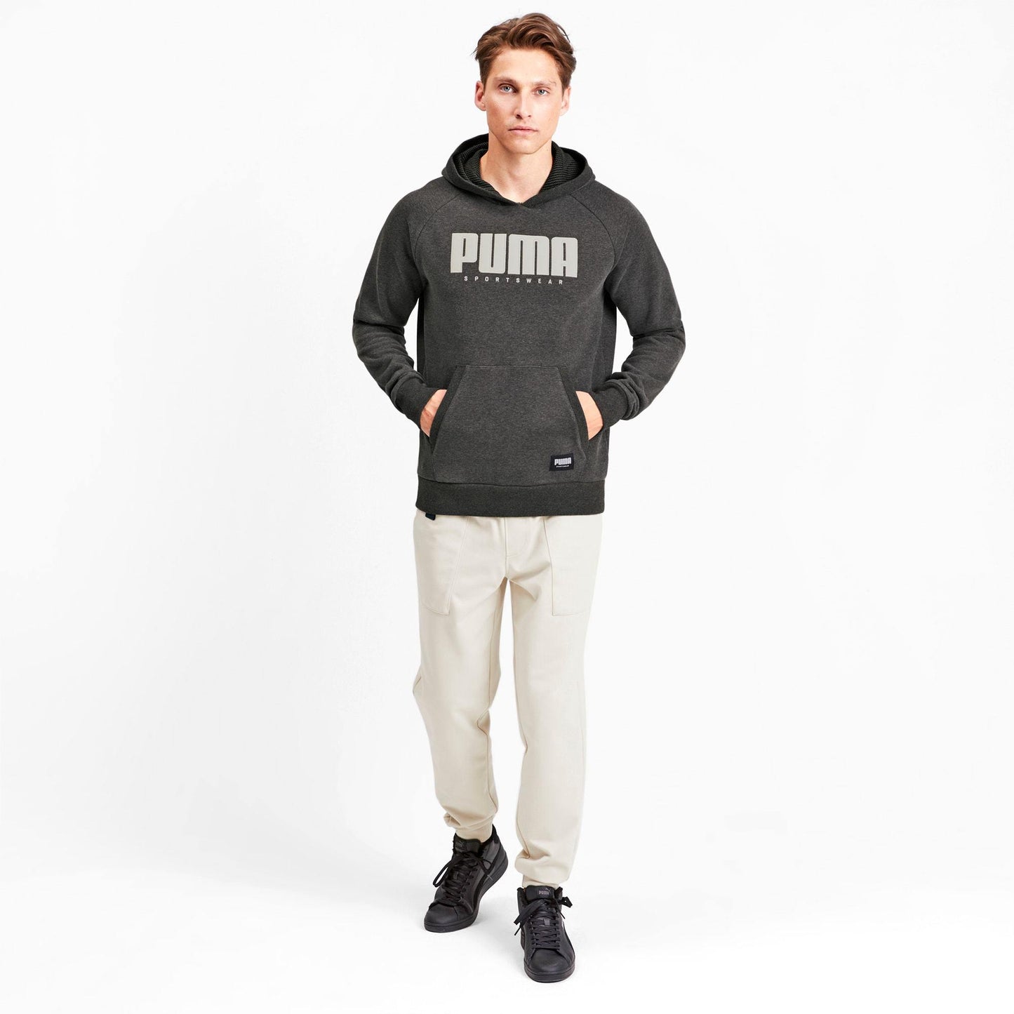 [580150-07] Mens Puma Athletics Hoody Fleece - sneakAR