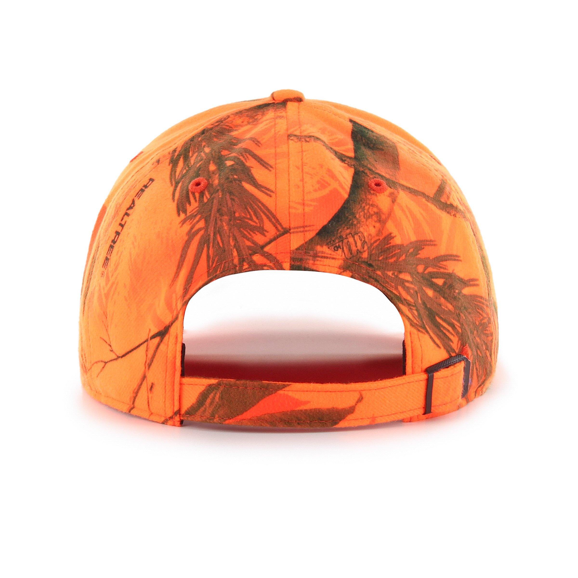 Mens 47 Brand NY Yankees Tree Line MVP DP Strapback - Orange Realtree AP - sneakAR