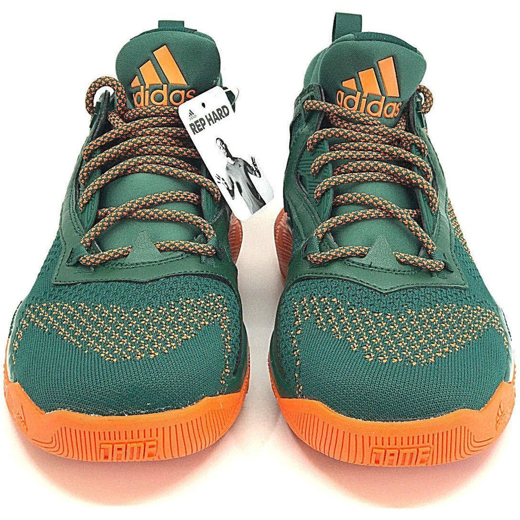 [B38910] D Lillard 2 Primeknit NCAA "Miami"