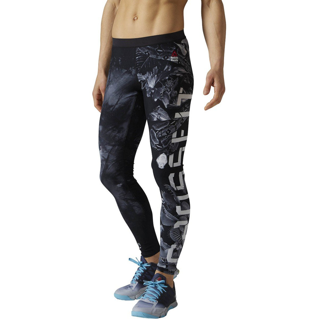 [B45210] Womens Reebok Crossfit Shadow Compression Tights