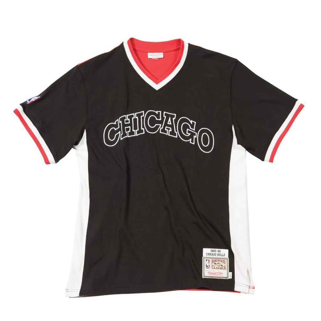 [BA24TV-CBU-K-C9V] Mens Mitchell & Ness NBA 1995-96 Authentic Shooting Shirt Chicago Bulls