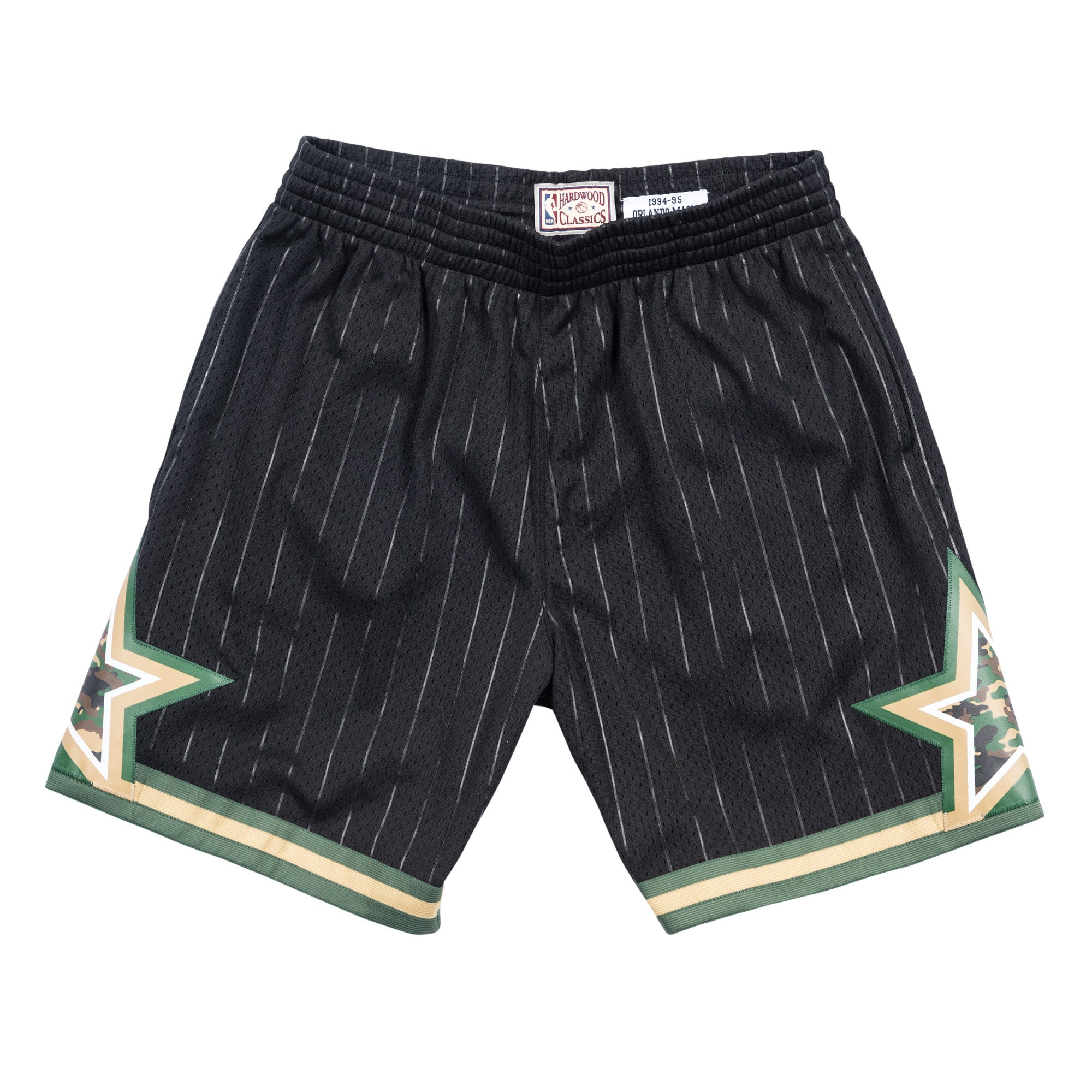Mens Mitchell & Ness NBA Black Camo Swingman Shorts 1994 Orlando Magic