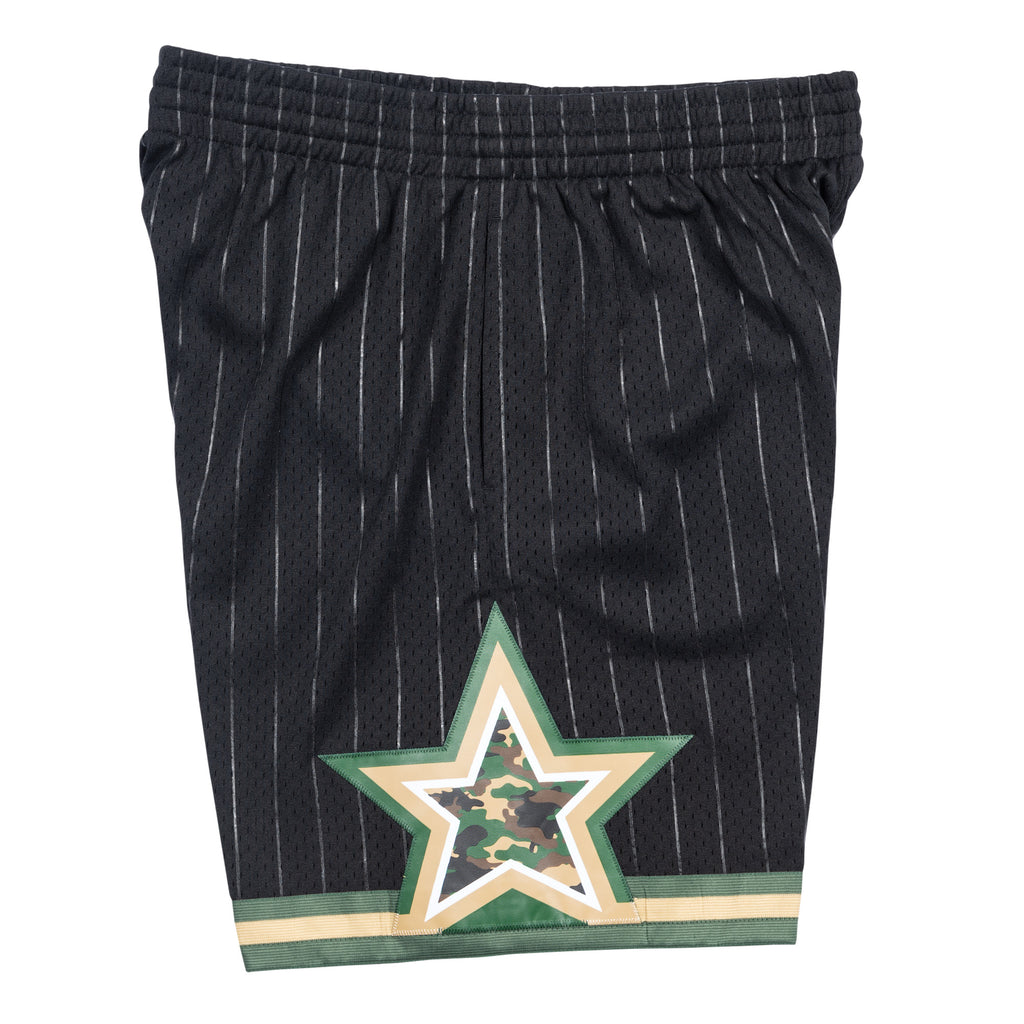 Mens Mitchell & Ness NBA Black Camo Swingman Shorts 1994 Orlando Magic