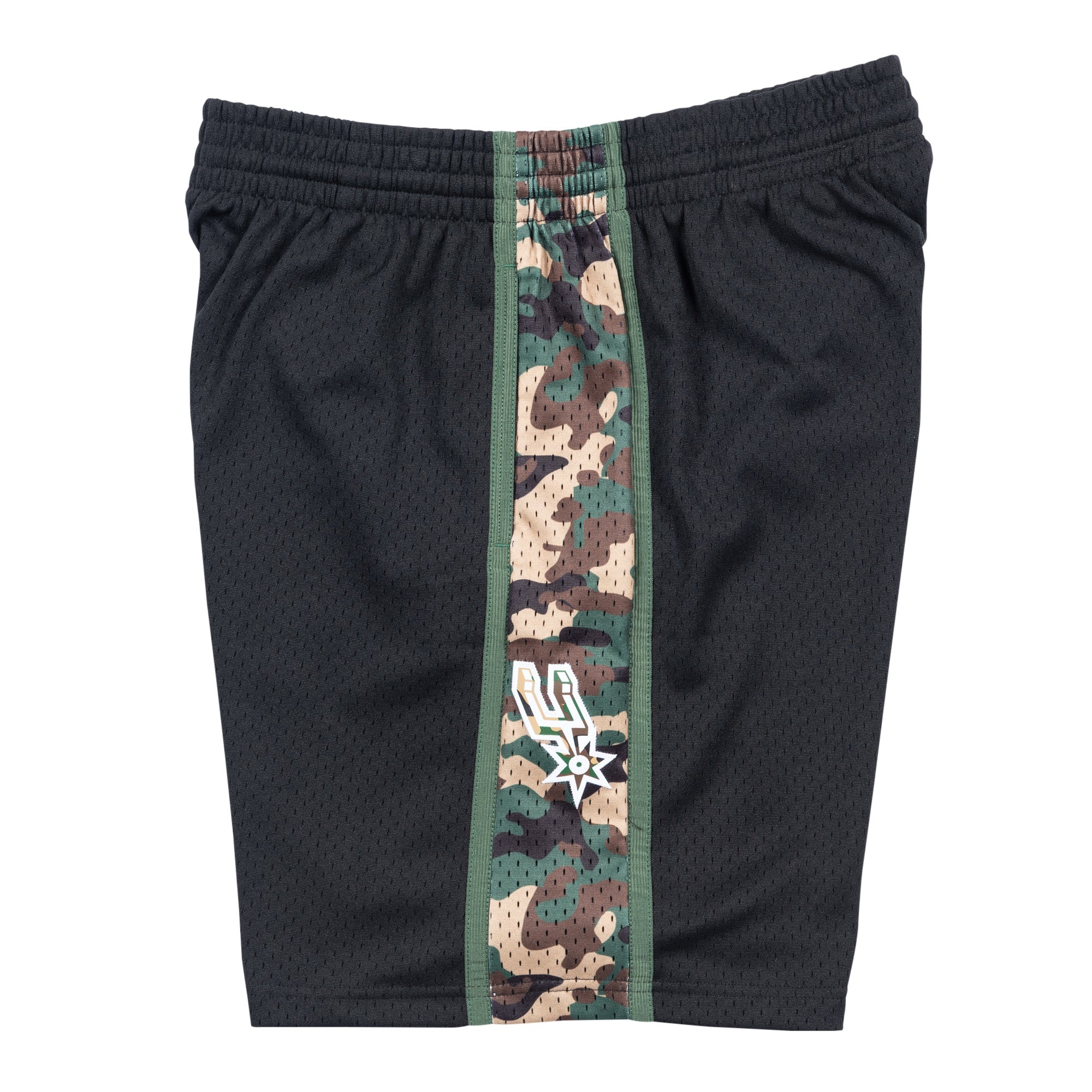 Mens Mitchell & Ness NBA Straight Fire Camo Swingman Shorts 94 San Antonio Spurs