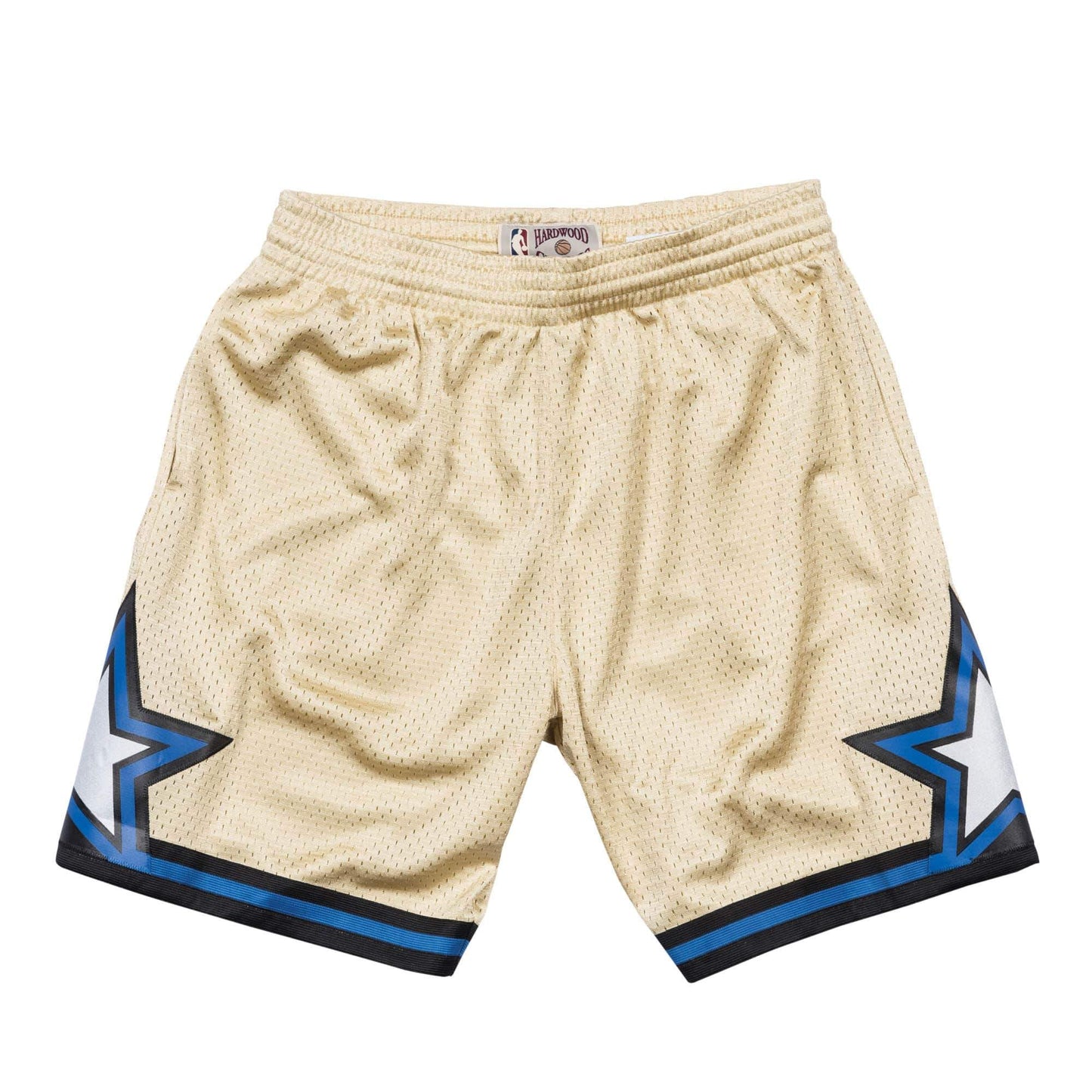 [BA395Q-OMA-D-L40] Mens Mitchell & Ness NBA Gold Swingman Shorts Orlando Magic