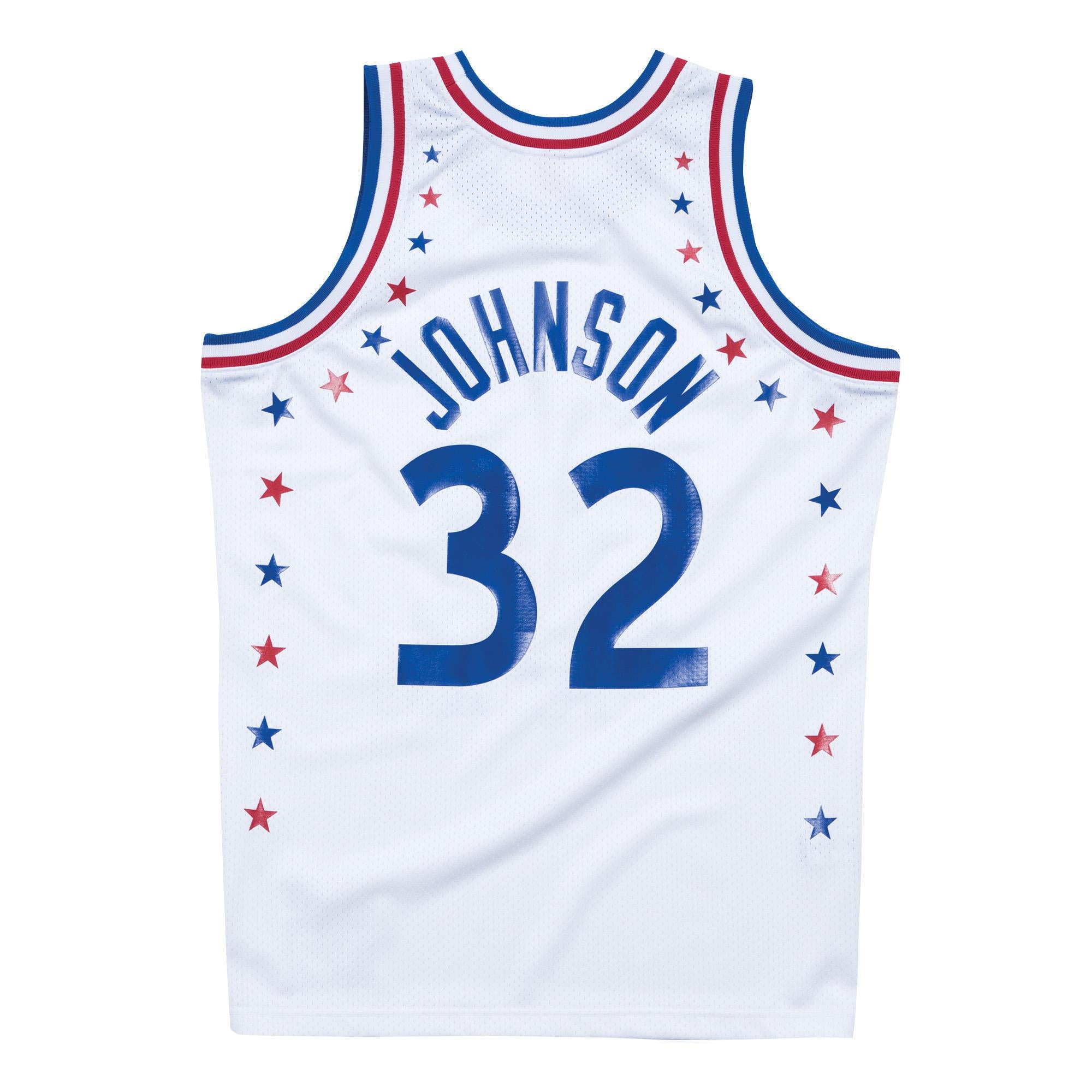 [BA64IZ-ASW-W-BZL] Mens Mitchell & Ness NBA Magic Johnson 1983 All Star West Authentic Jersey