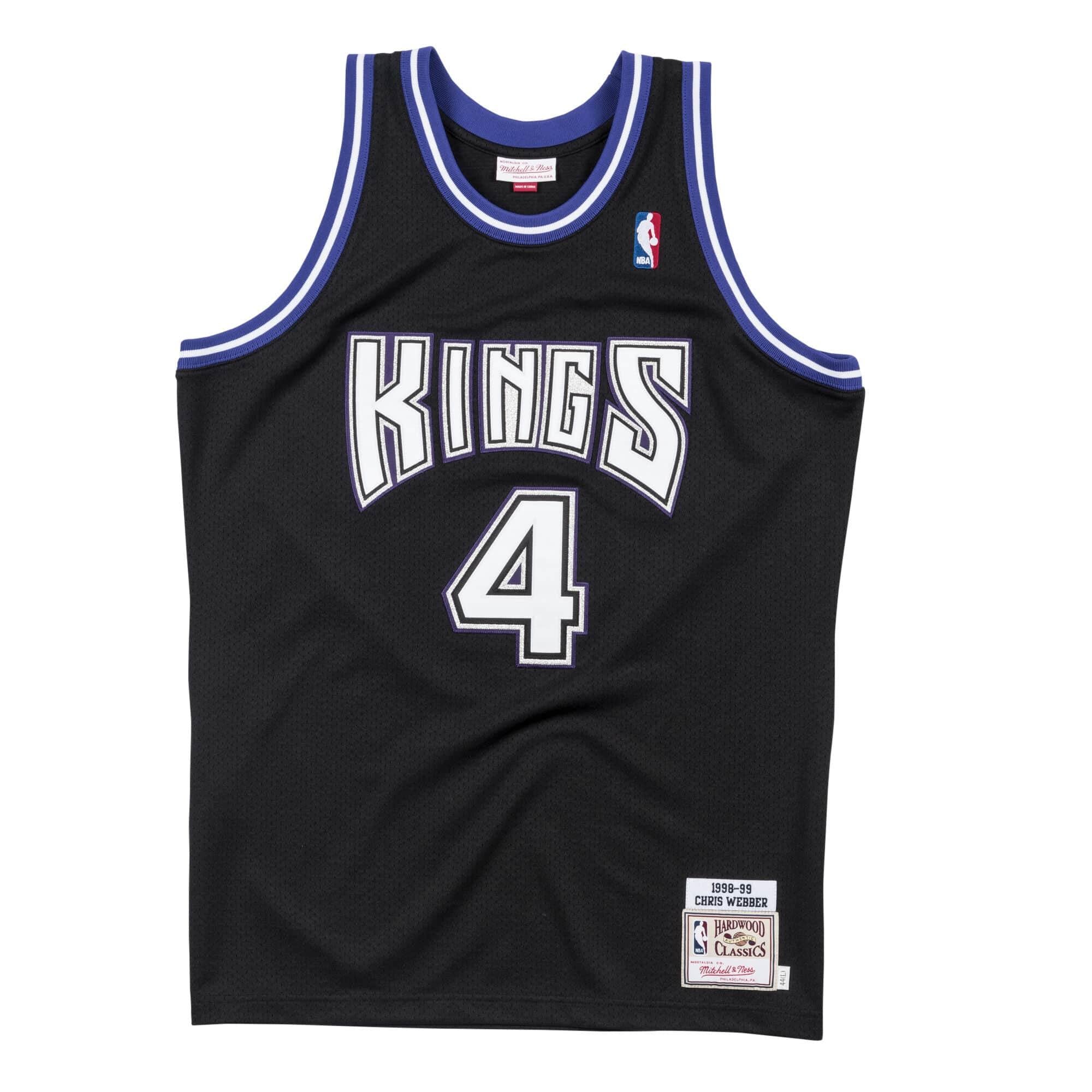 Mens Mitchell & Ness NBA Authentic Jersey Sacramento Kings 1998-99 Chris Webber - sneakAR
