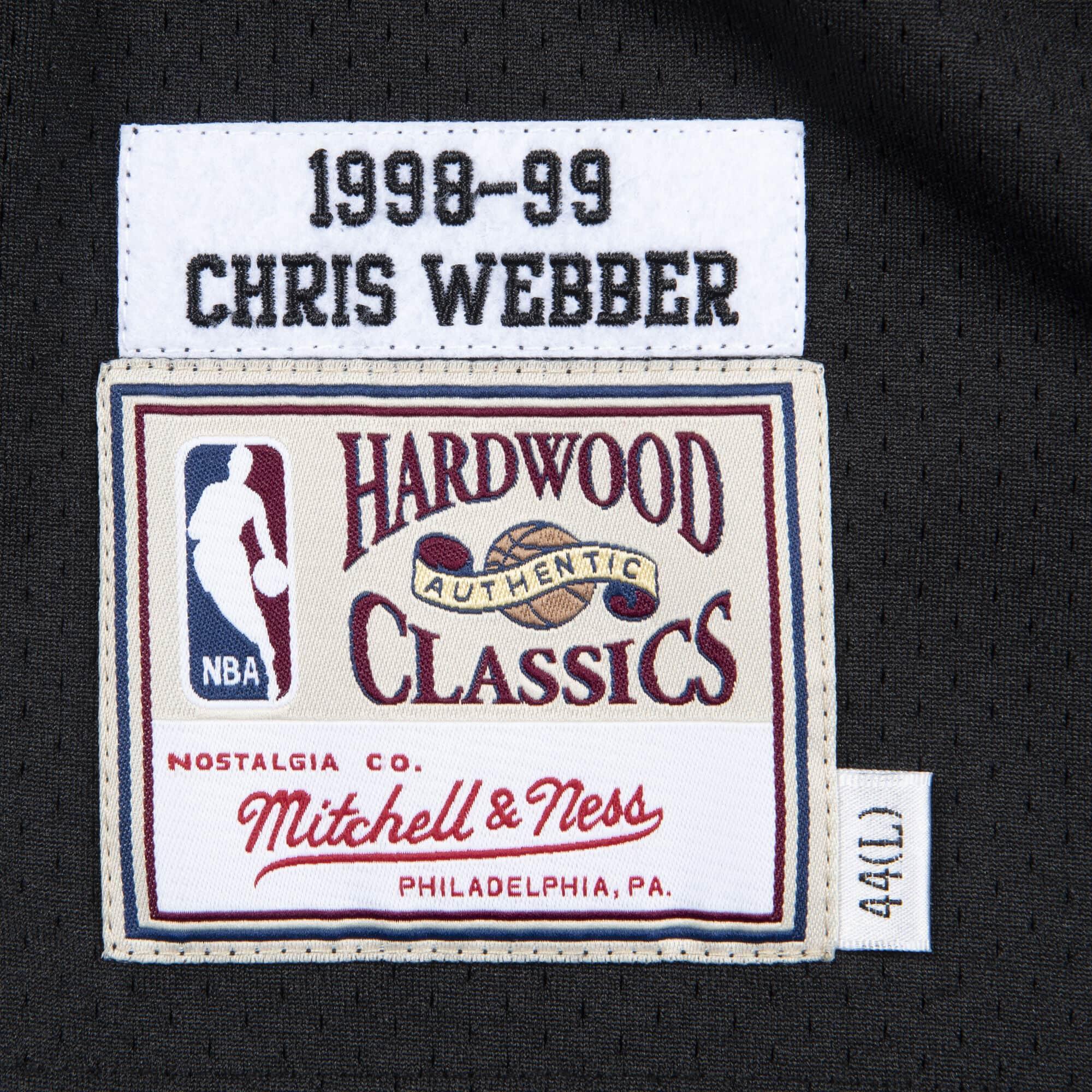 Mens Mitchell & Ness NBA Authentic Jersey Sacramento Kings 1998-99 Chris Webber - sneakAR