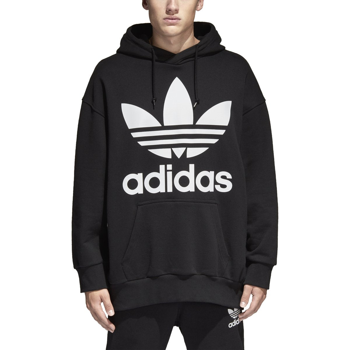 [BQ1878] Mens Adidas Adicolor Trefoil Hoody