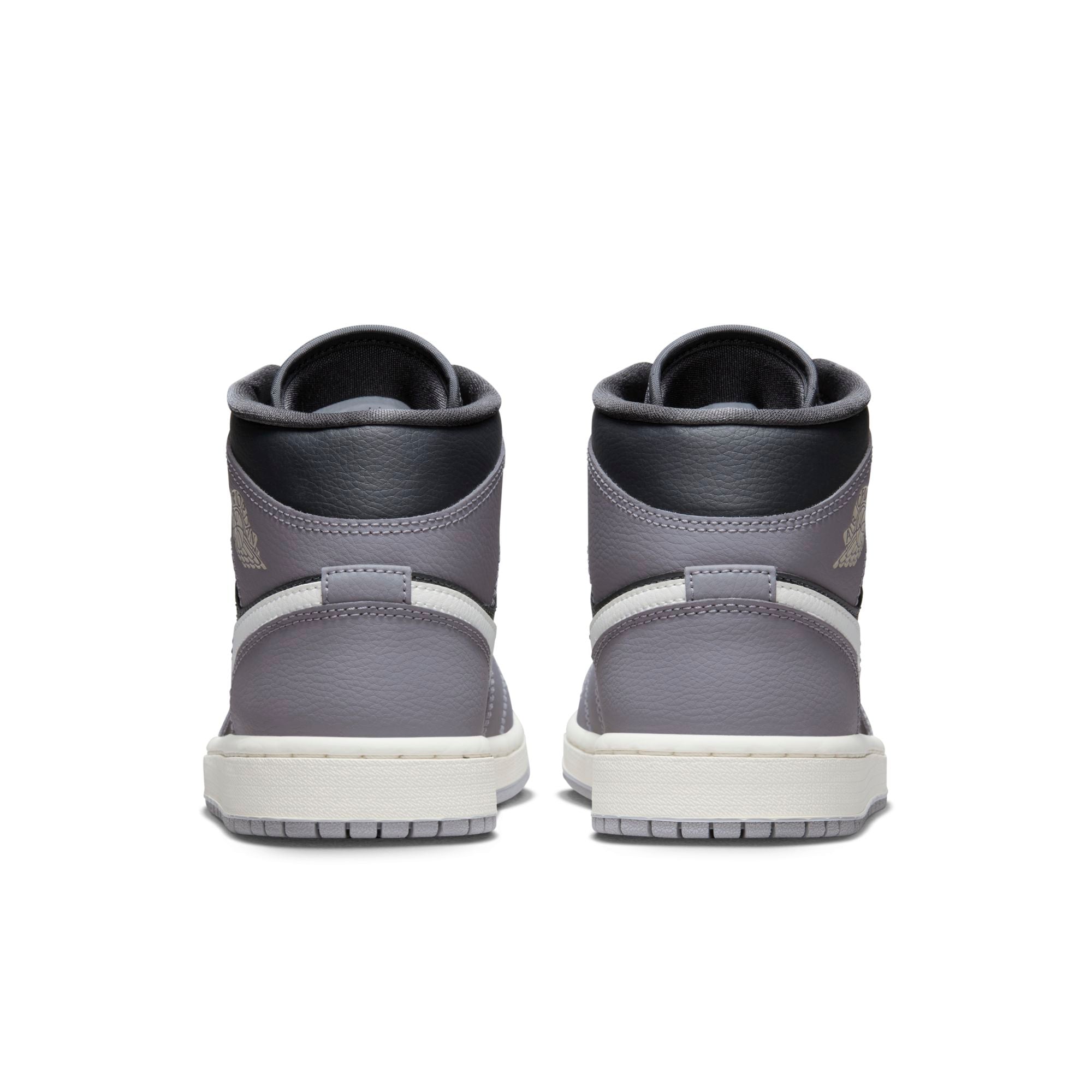 [BQ6472-022] Womens Air Jordan RETRO 1 MID 'CEMENT GREY' (W)