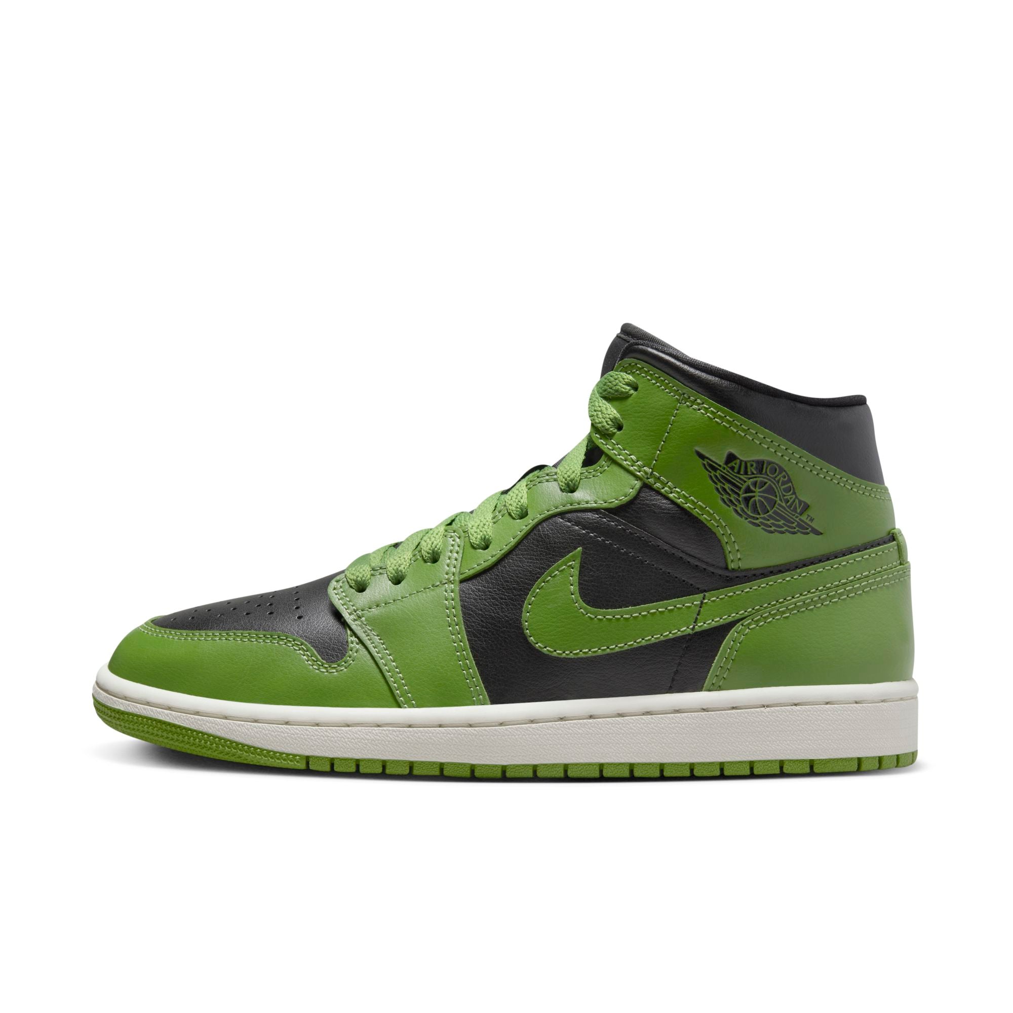 [BQ6472-031] Womens Air Jordan RETRO 1 MID 'ALTITUDE GREEN'
