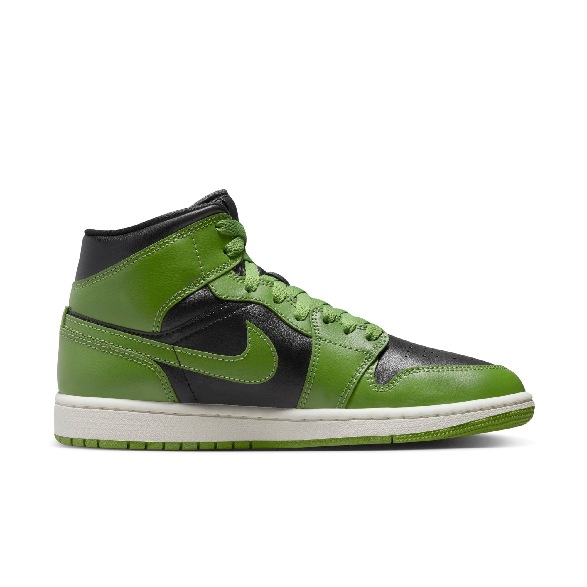 [BQ6472-031] Womens Air Jordan RETRO 1 MID 'ALTITUDE GREEN'