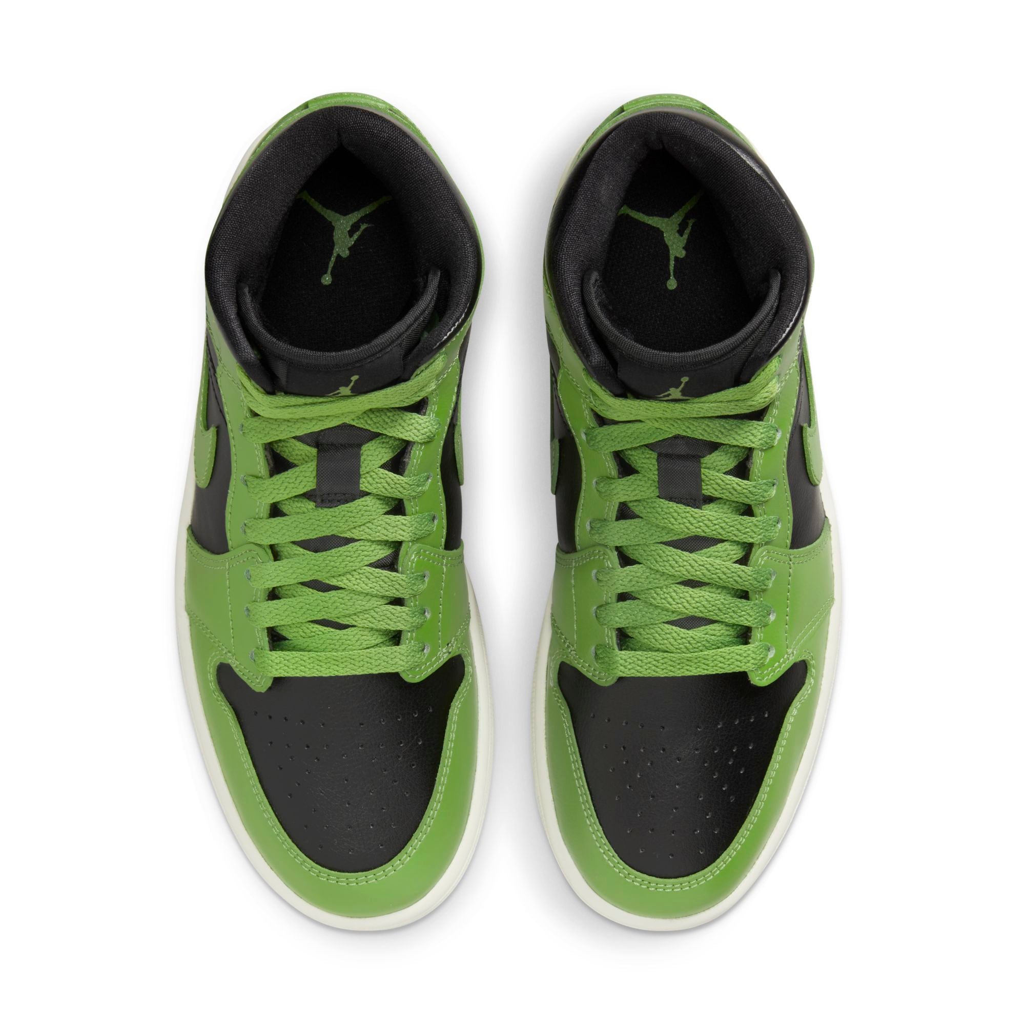 [BQ6472-031] Womens Air Jordan RETRO 1 MID 'ALTITUDE GREEN'