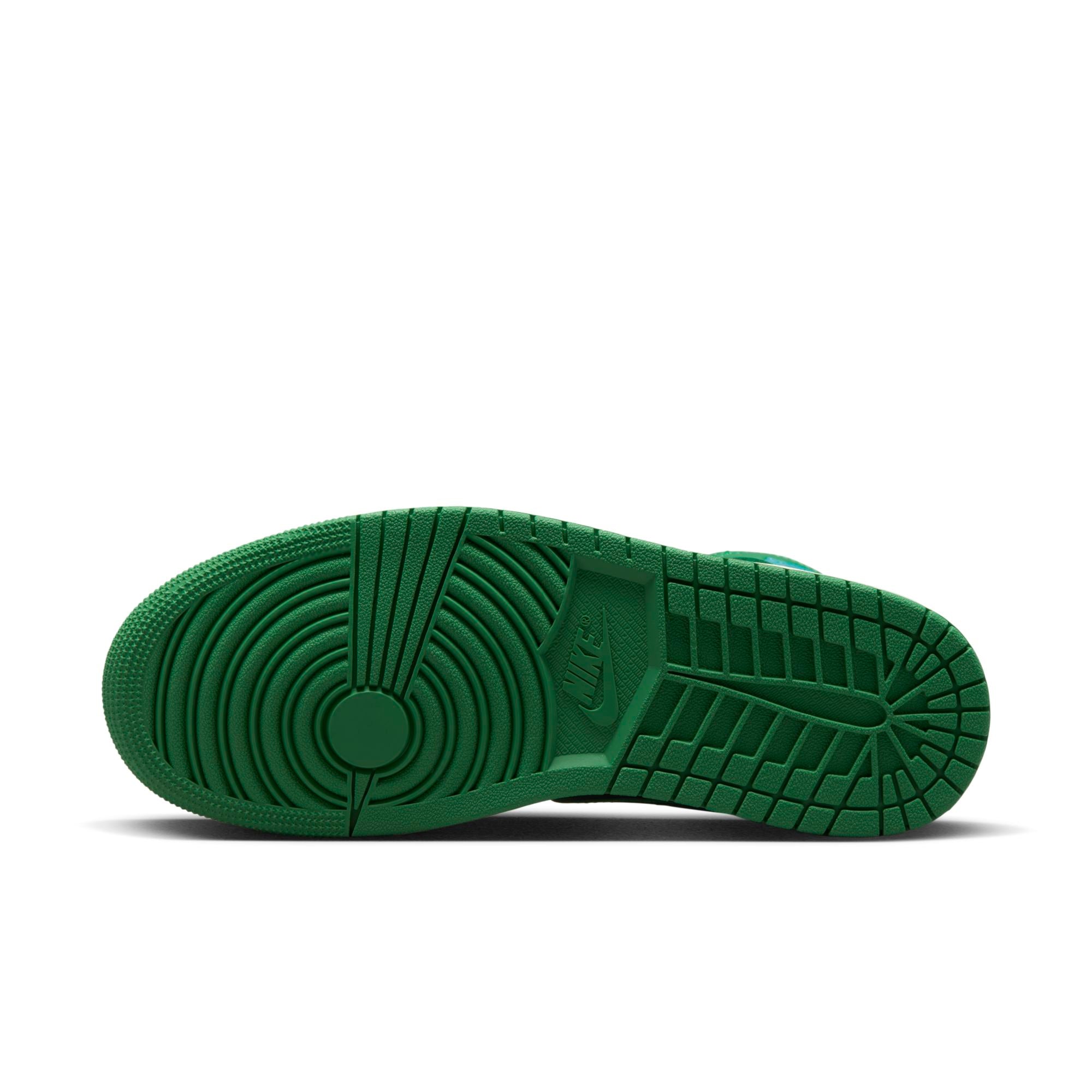 [BQ6472-033] Womens Air Jordan RETRO 1 MID 'LUCKY GREEN AQUATONE'