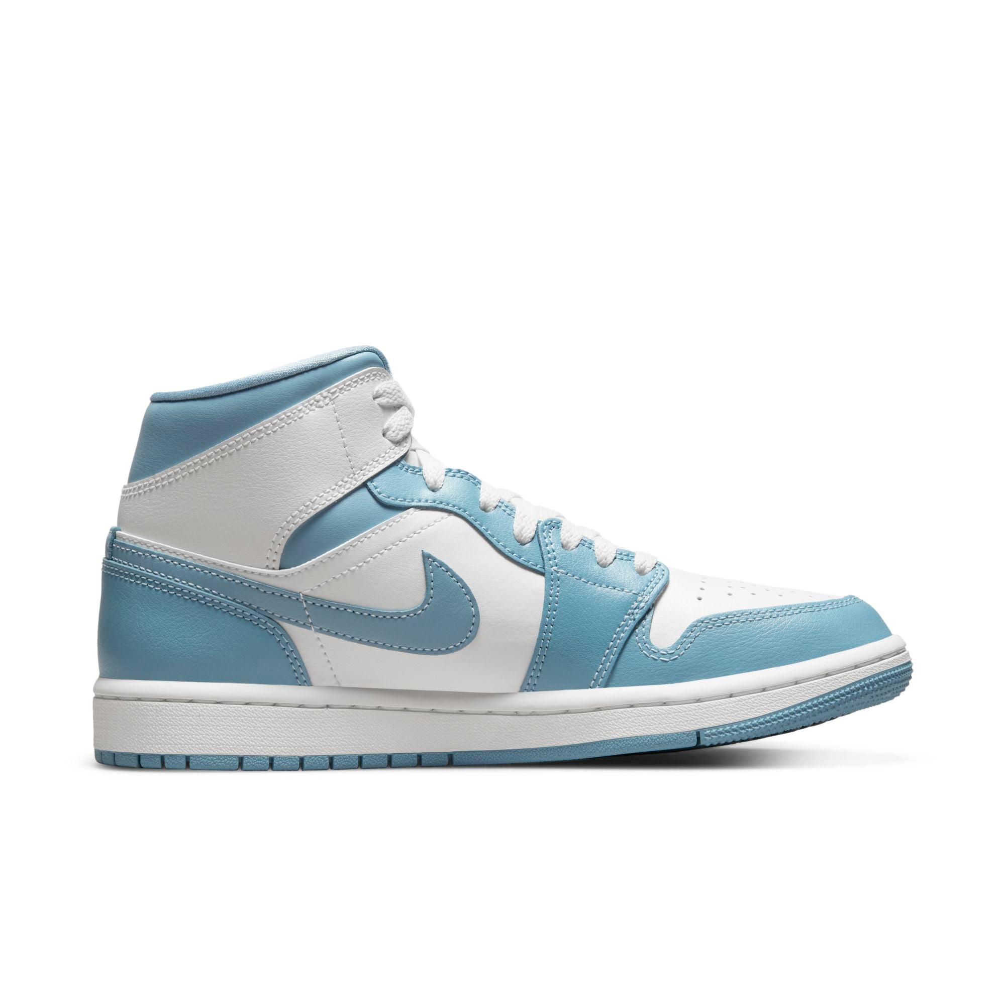[BQ6472-141] Womens Air Jordan Retro 1 Mid 'UNC (2022)' (W)