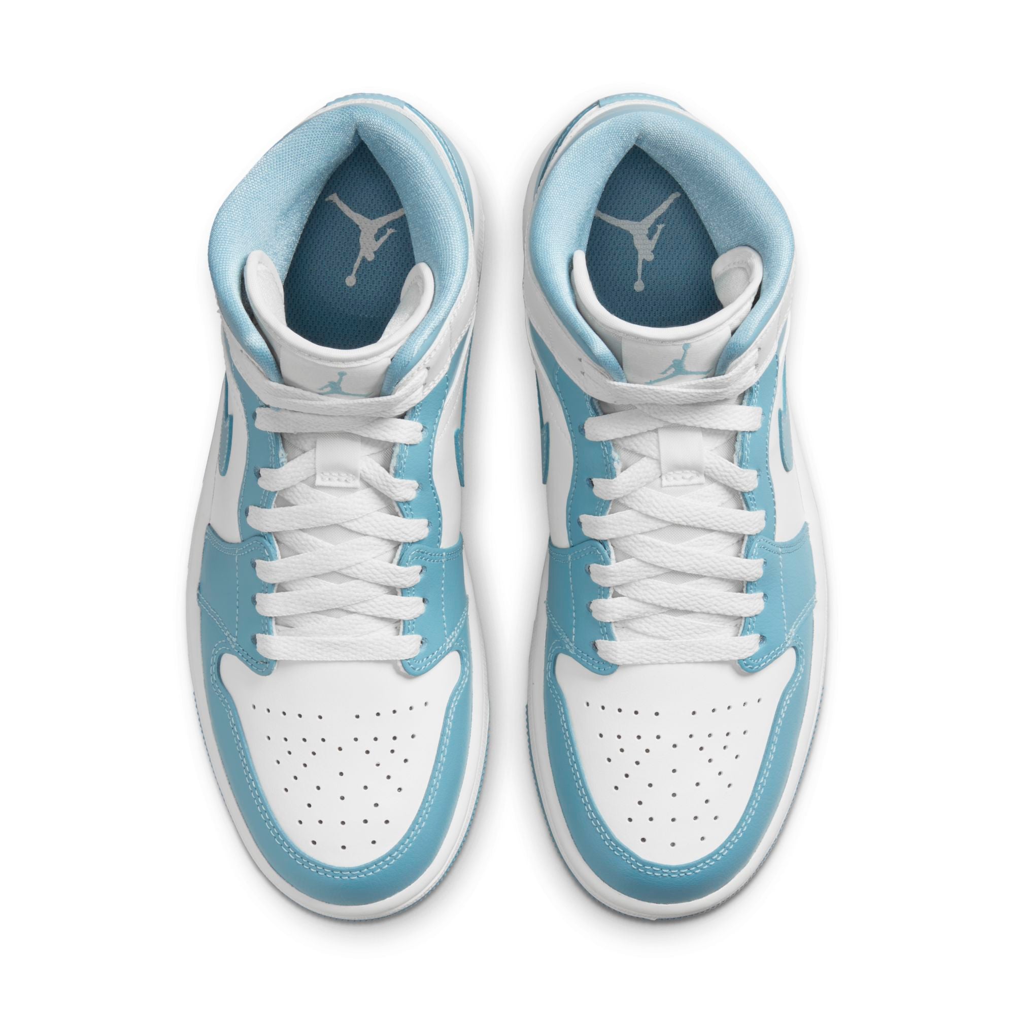 [BQ6472-141] Womens Air Jordan Retro 1 Mid 'UNC (2022)' (W)
