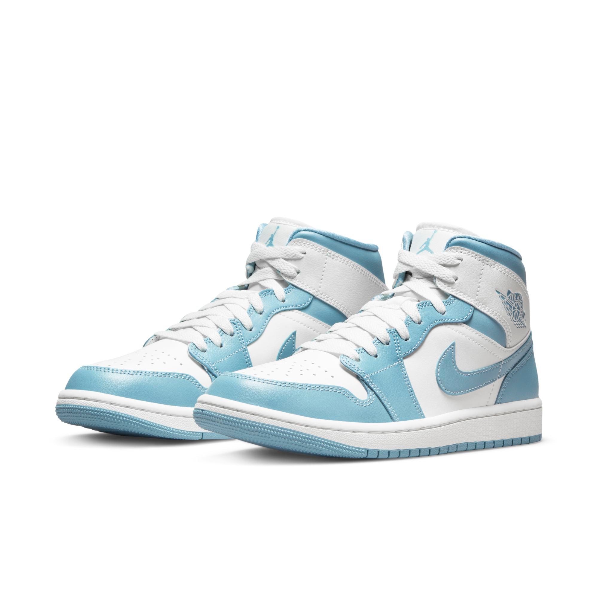 [BQ6472-141] Womens Air Jordan Retro 1 Mid 'UNC (2022)' (W)