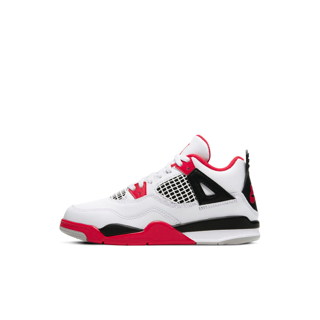 [BQ7669-160] Preschool Air Jordan RETRO 4 'FIRE RED (2020) (PS)'