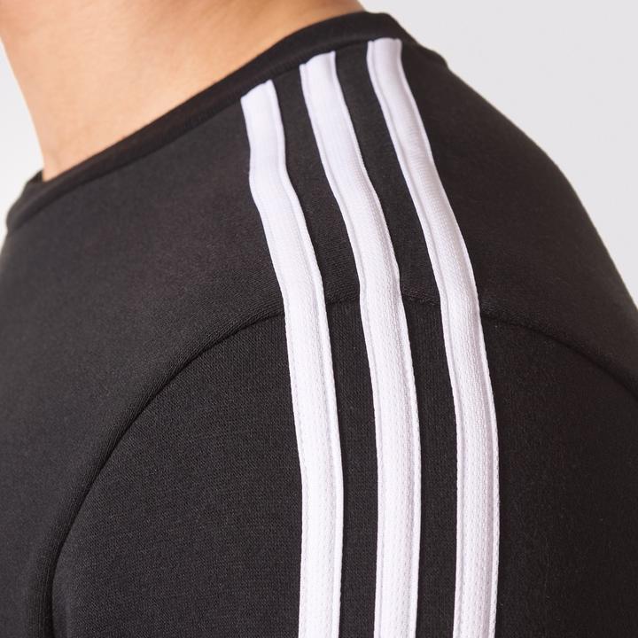 [BQ9645] Mens Essentials 3 Stripe Crewneck