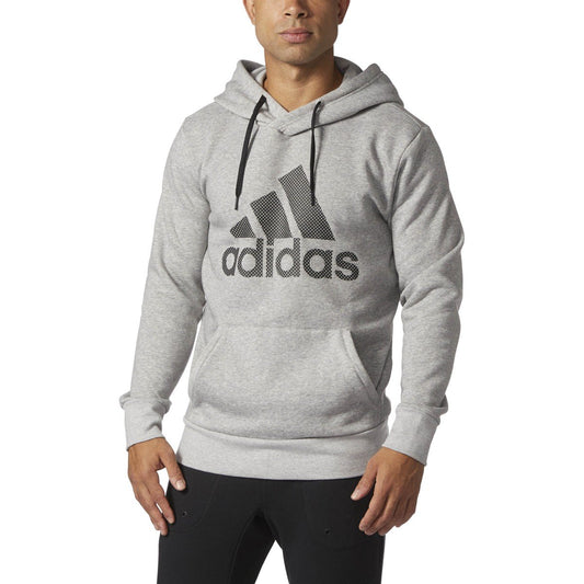 [BR3229] Mens Adidas Essentials Cotton Logo Hoodie