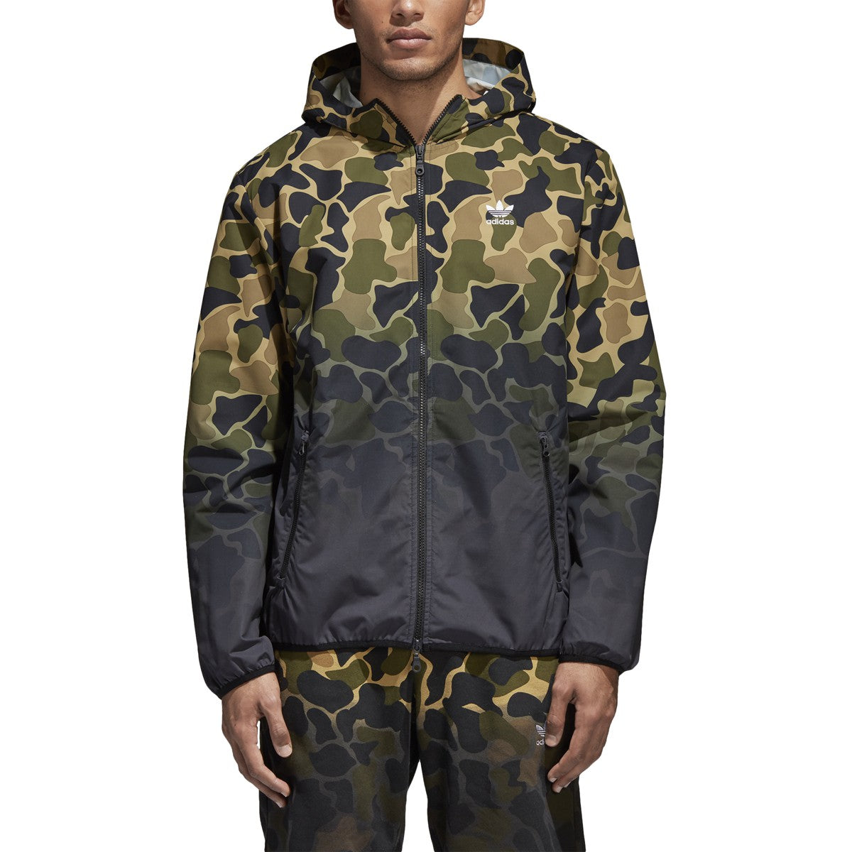 [CE1545] Mens Adidas Originals Camo Windbreaker Jacket
