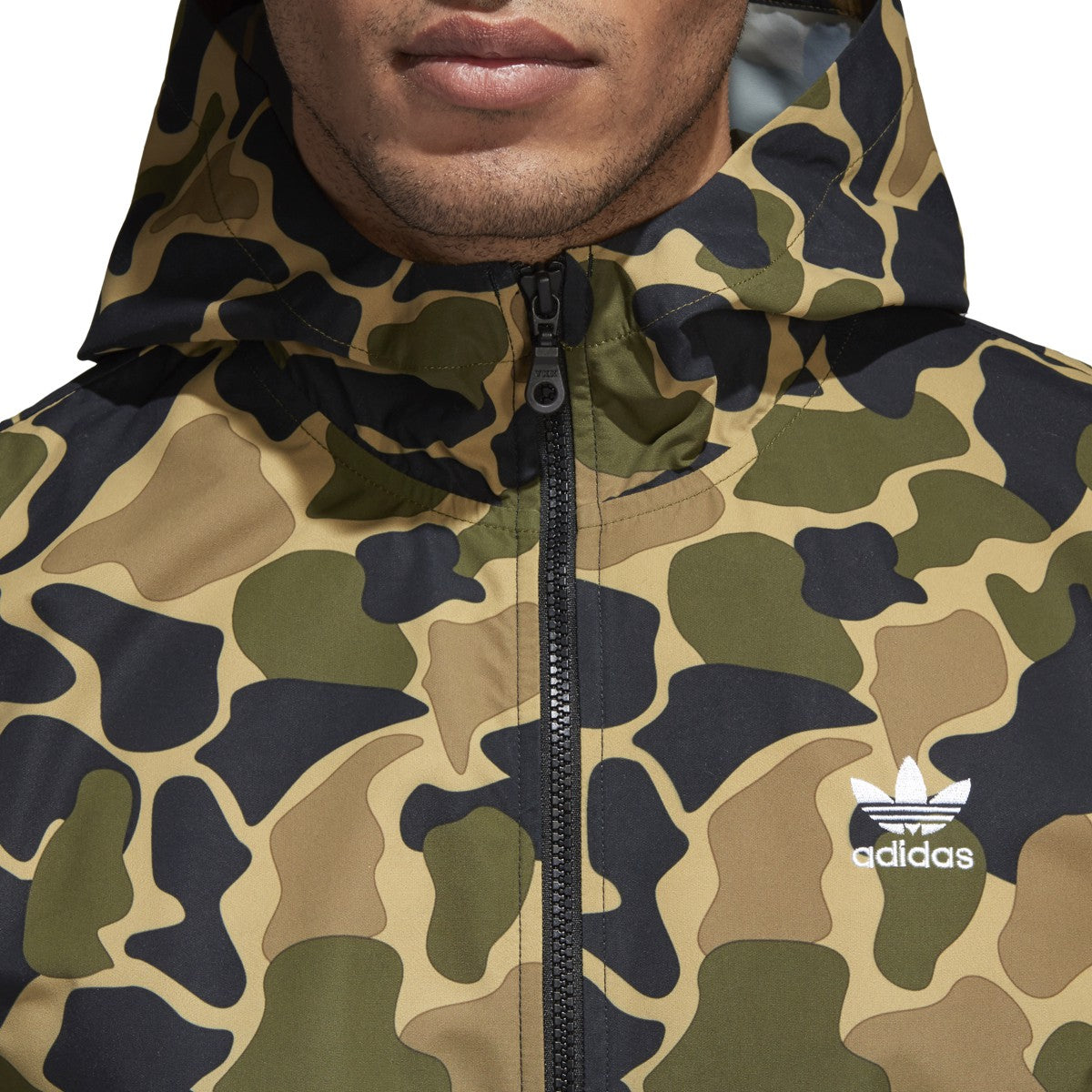 [CE1545] Mens Adidas Originals Camo Windbreaker Jacket