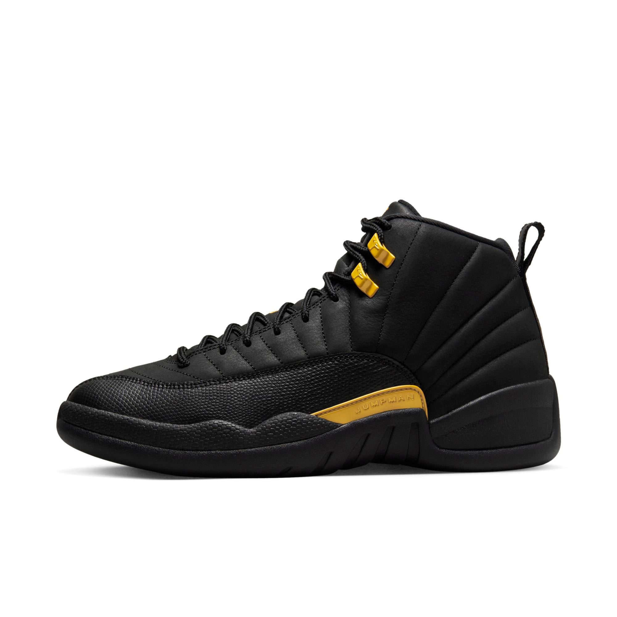 [CT8013-071] Mens Air Jordan Retro 12 'Black Taxi'