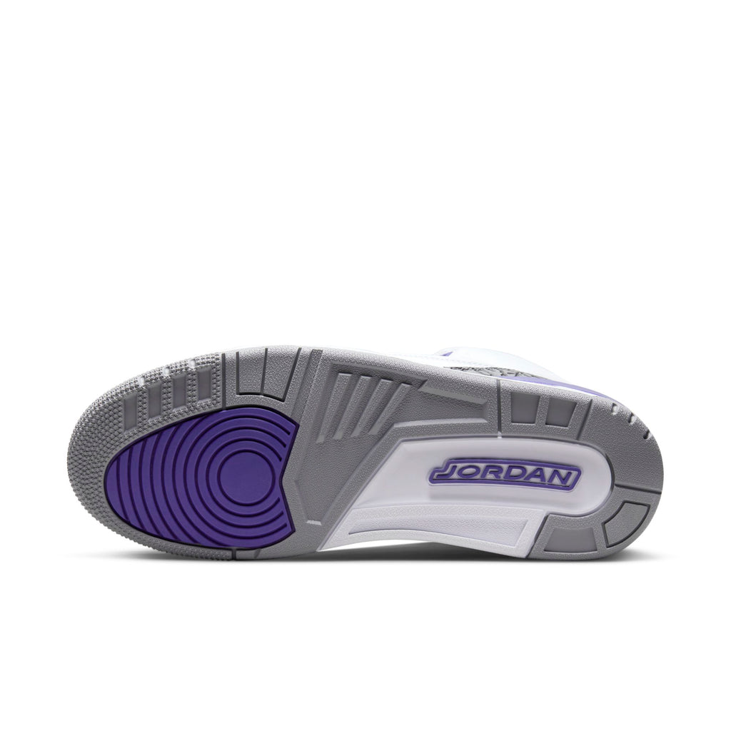 [CT8532-105] Mens Air Jordan Retro 3 'Iris Purple'