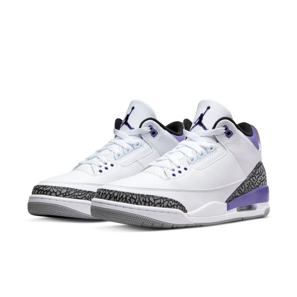 [CT8532-105] Mens Air Jordan Retro 3 'Iris Purple'