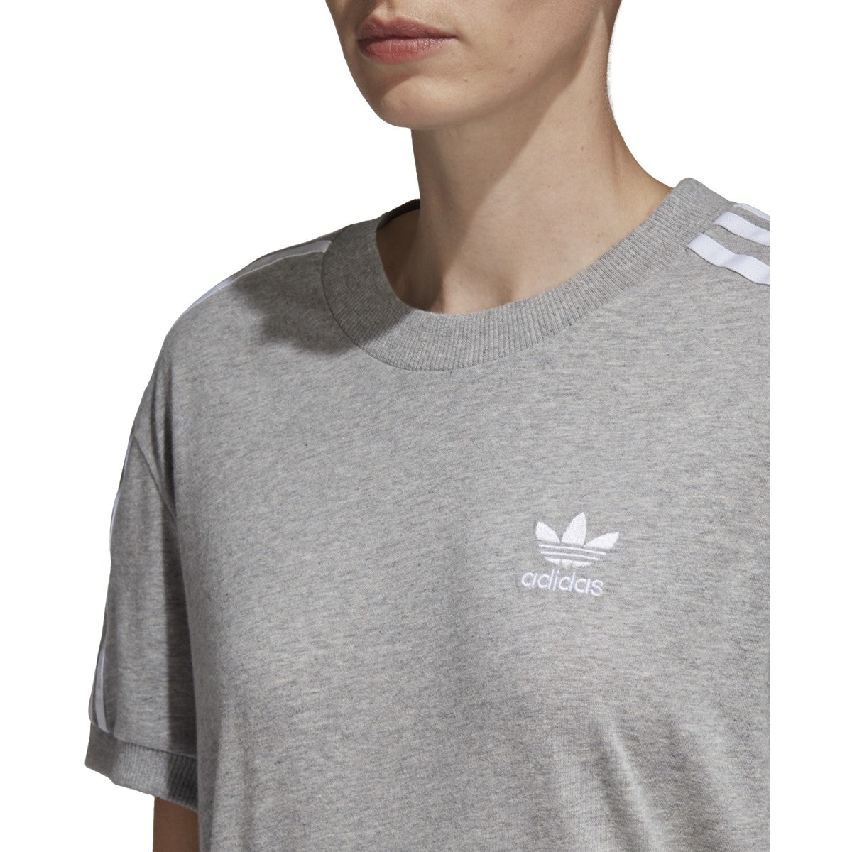 [CY4982] Womens Adidas Originals 3 Stripes Tee